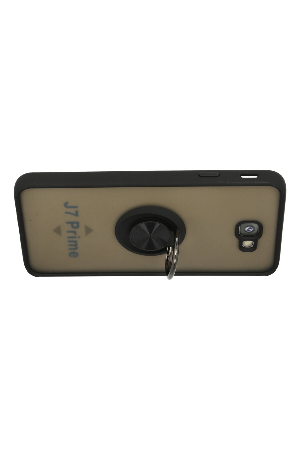 Newface Samsung Galaxy J7 Prime Kılıf Glass Kapak - Siyah