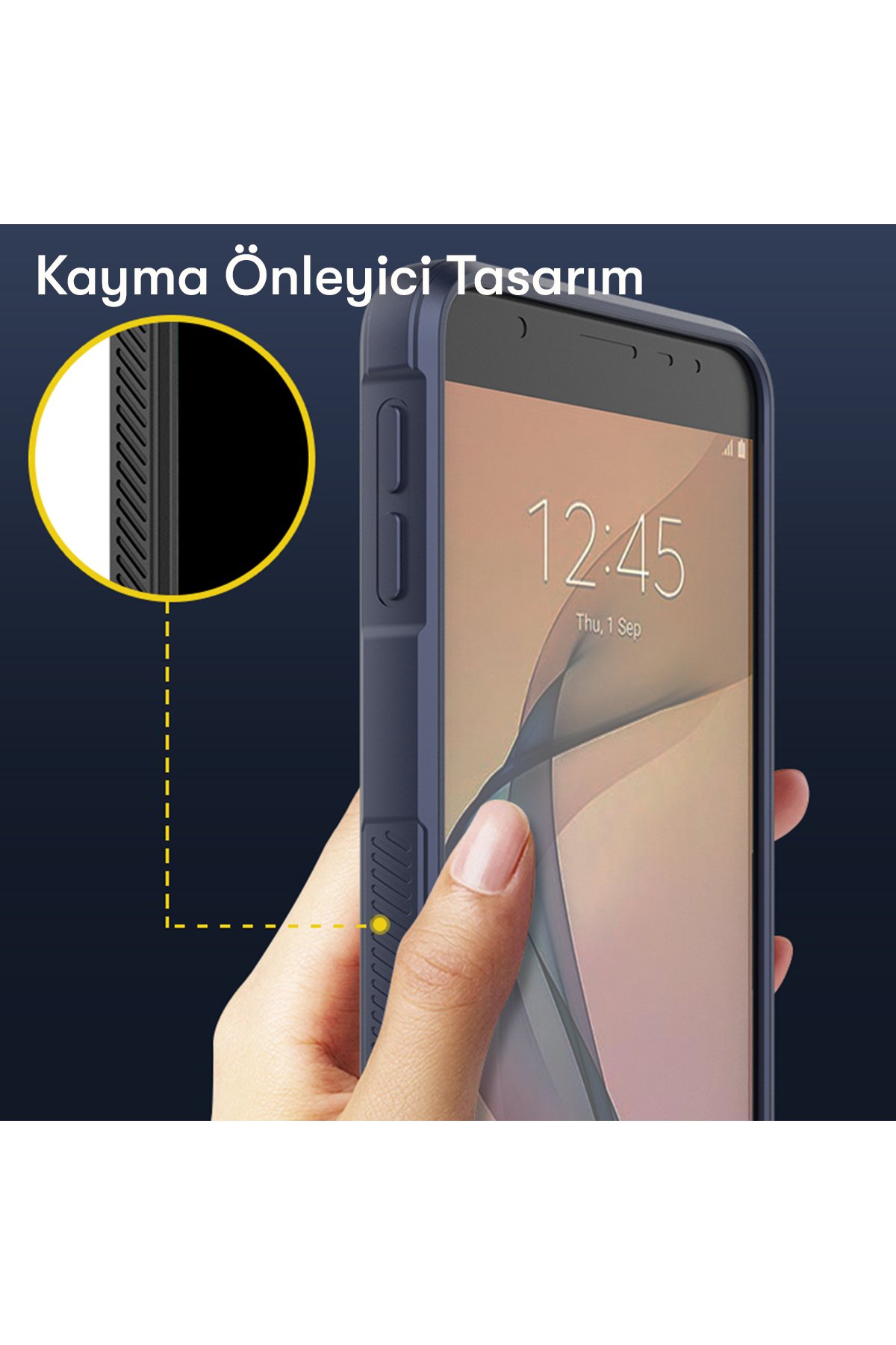 Newface Samsung Galaxy J7 Prime Kılıf Nano içi Kadife Silikon - Kırmızı