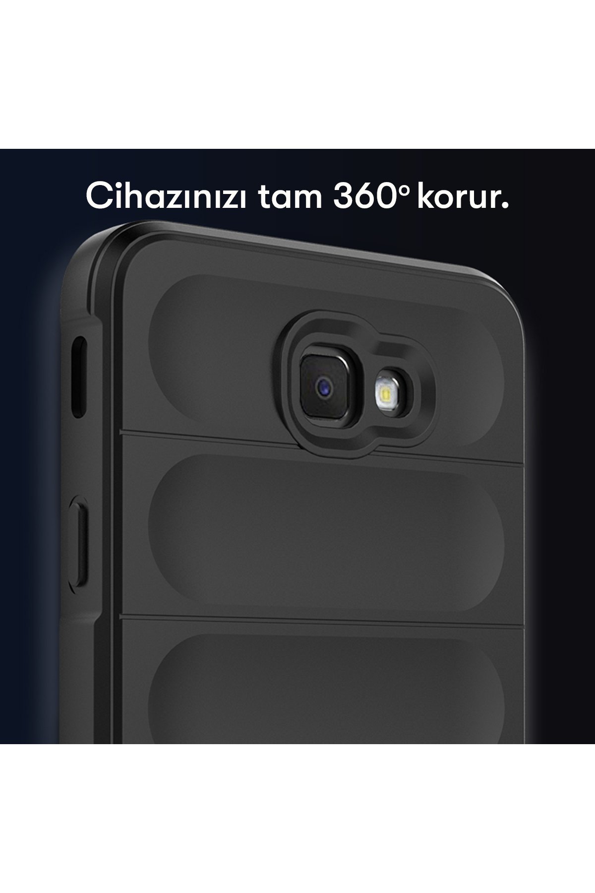 Newface Samsung Galaxy J7 Prime Kılıf Nano içi Kadife Silikon - Kırmızı