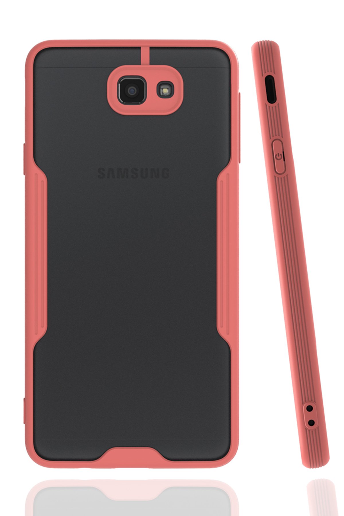Newface Samsung Galaxy J7 Prime Kılıf Loop Deri Silikon - Siyah