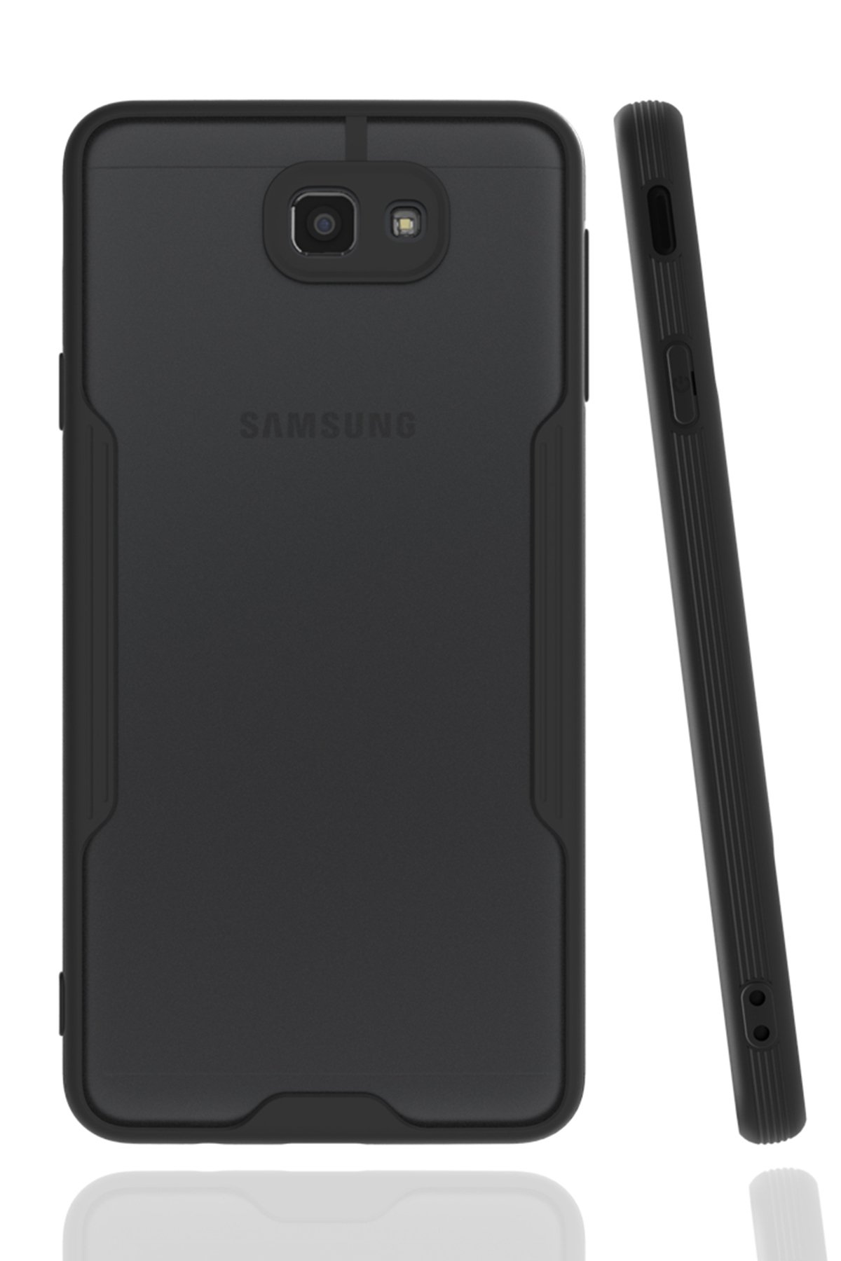 Newface Samsung Galaxy J7 Prime Kılıf Volet Silikon - Mavi