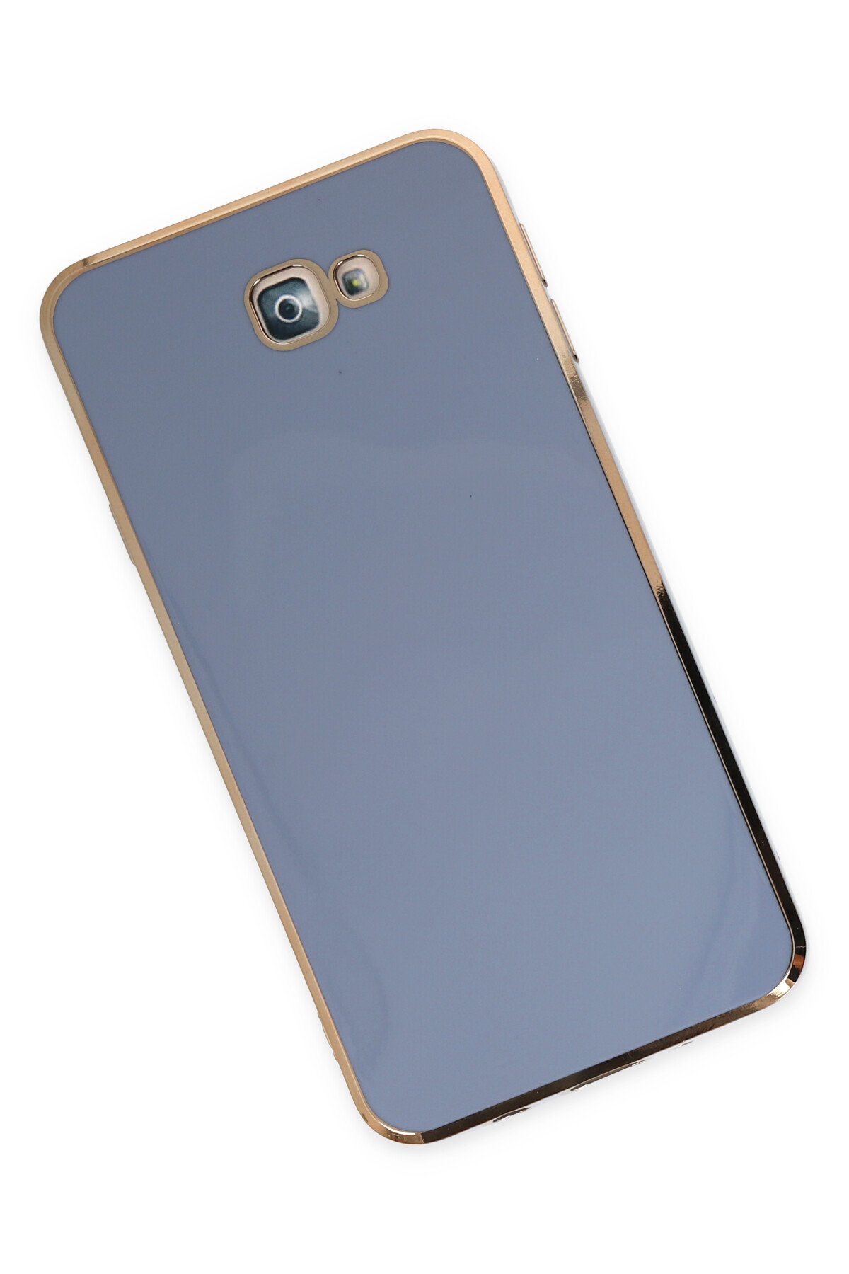 Newface Samsung Galaxy J7 Prime Kılıf Liva Lens Silikon - Beyaz