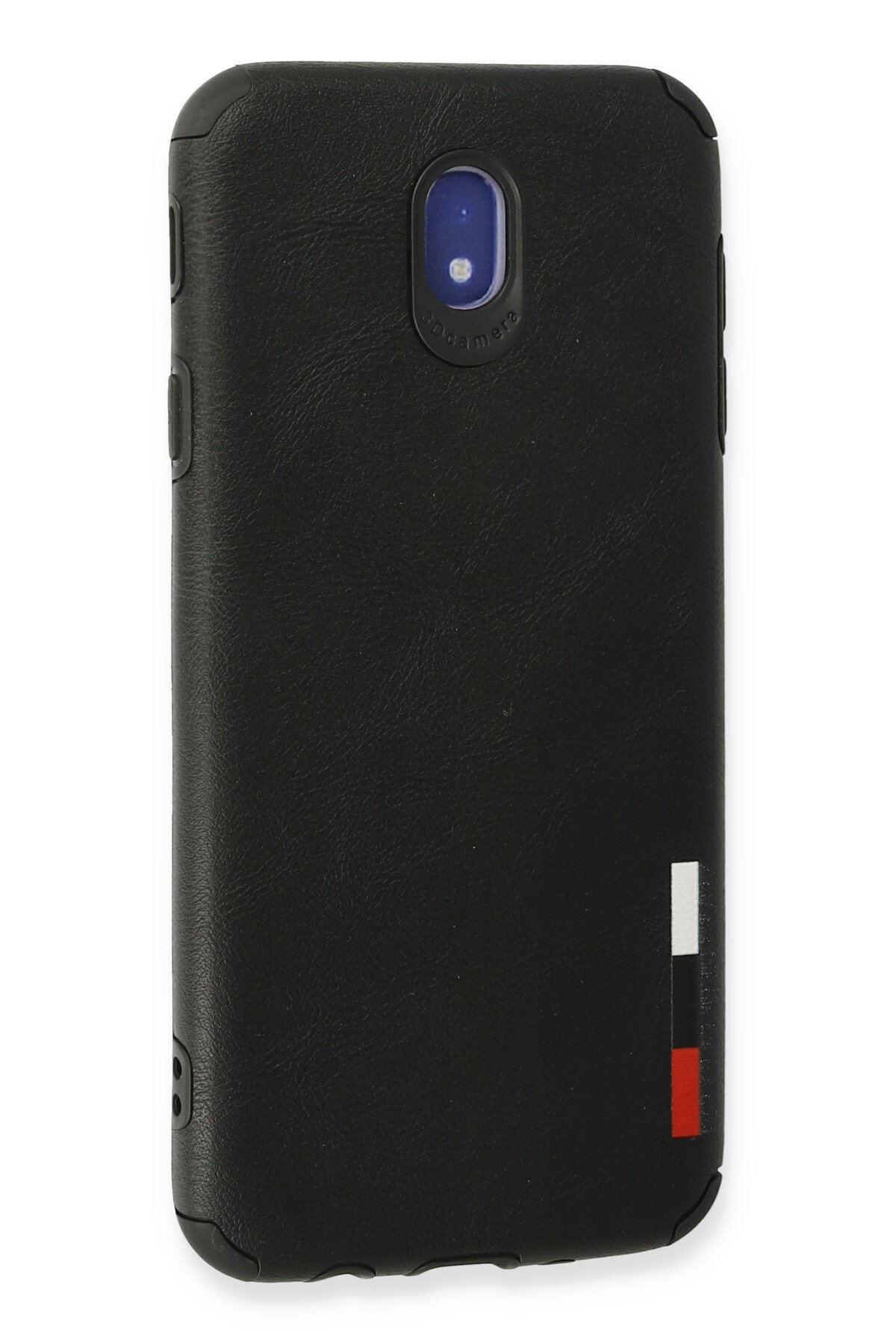Newface Samsung Galaxy J7 Pro / J730 Kılıf Palm Buzlu Kamera Sürgülü Silikon - Kırmızı