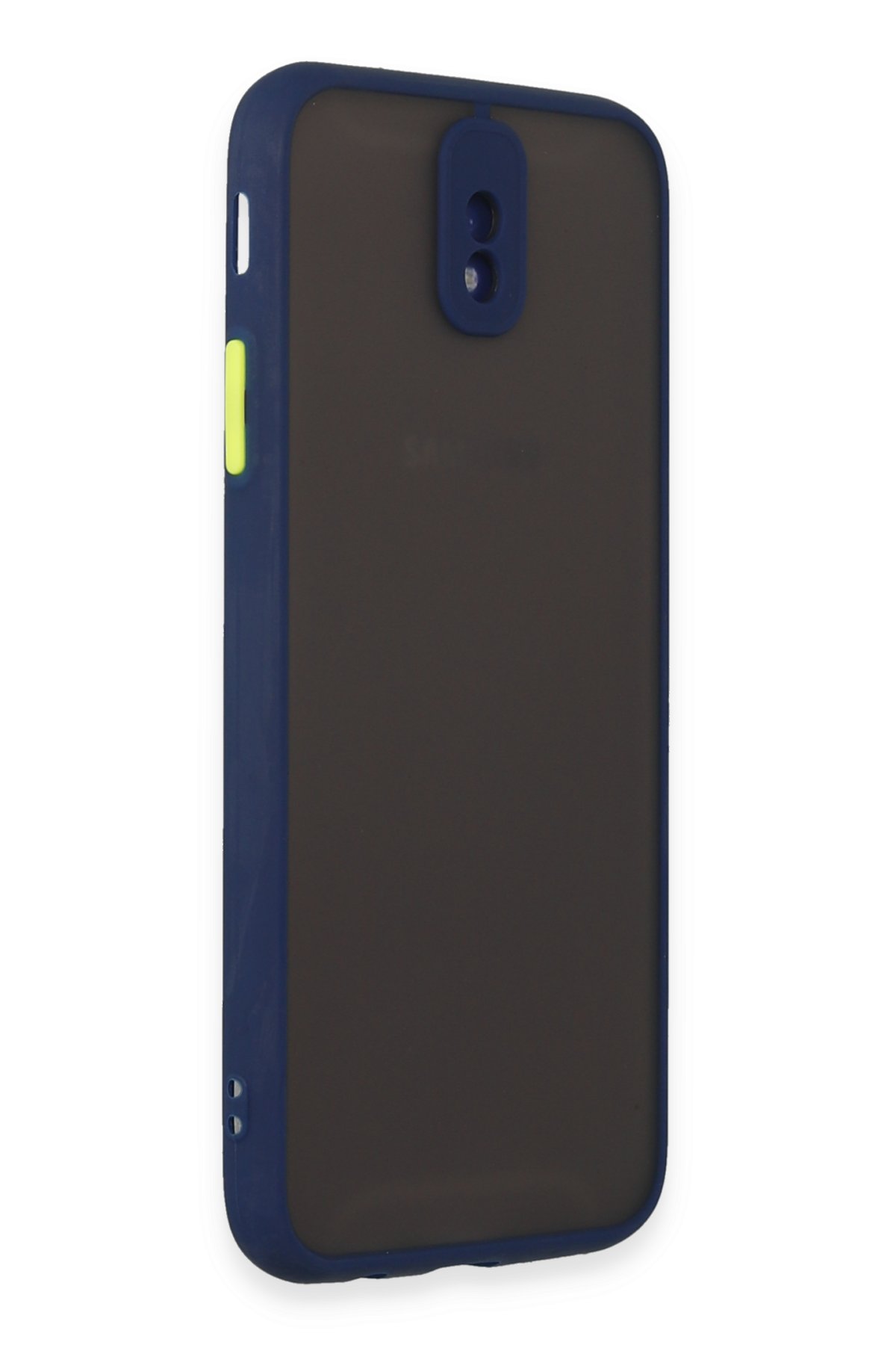 Newface Samsung Galaxy J7 Pro / J730 Kılıf Nano içi Kadife Silikon - Mavi