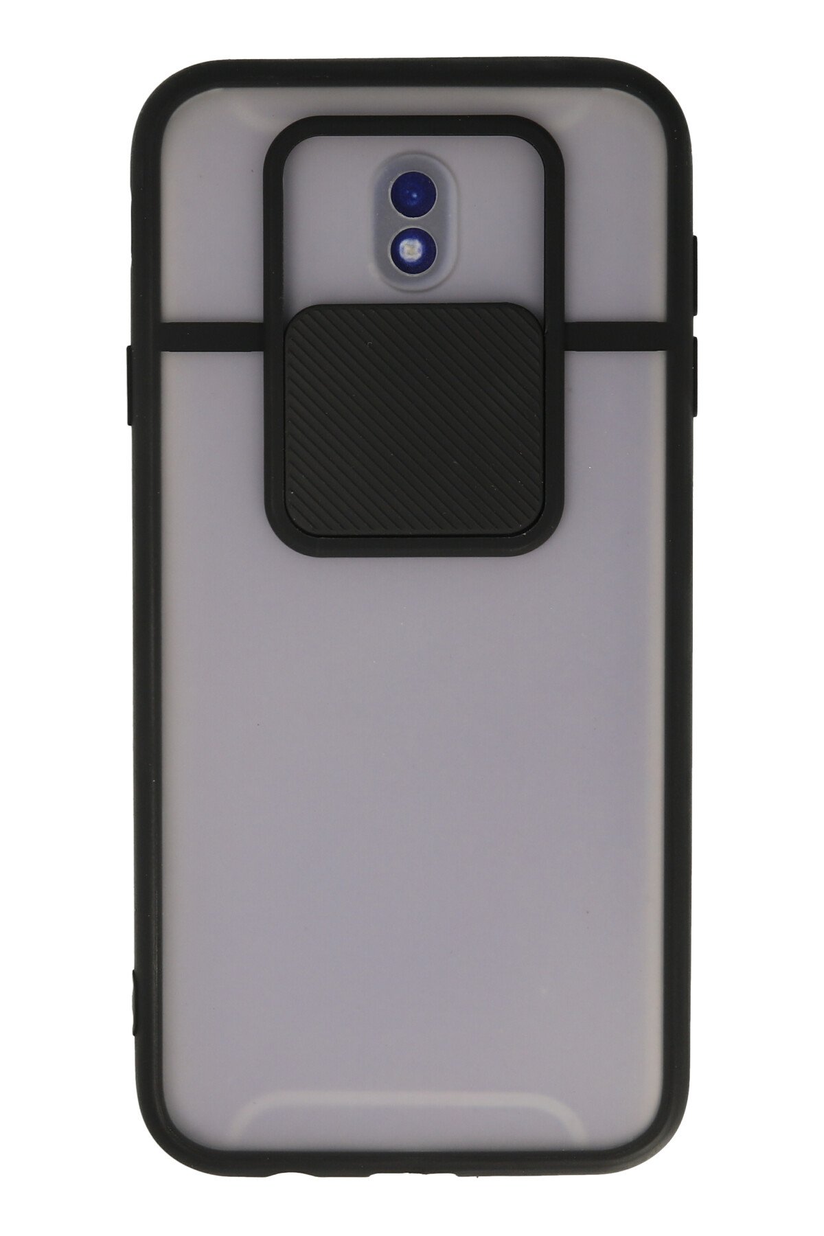 Newface Samsung Galaxy J7 Pro / J730 Kılıf Nano içi Kadife Silikon - Gri