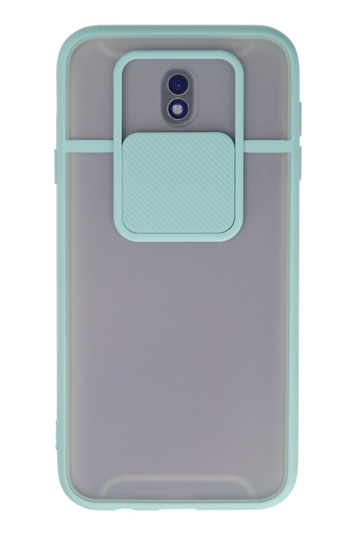 Newface Samsung Galaxy J7 Pro / J730 Kılıf Loop Deri Silikon - Siyah