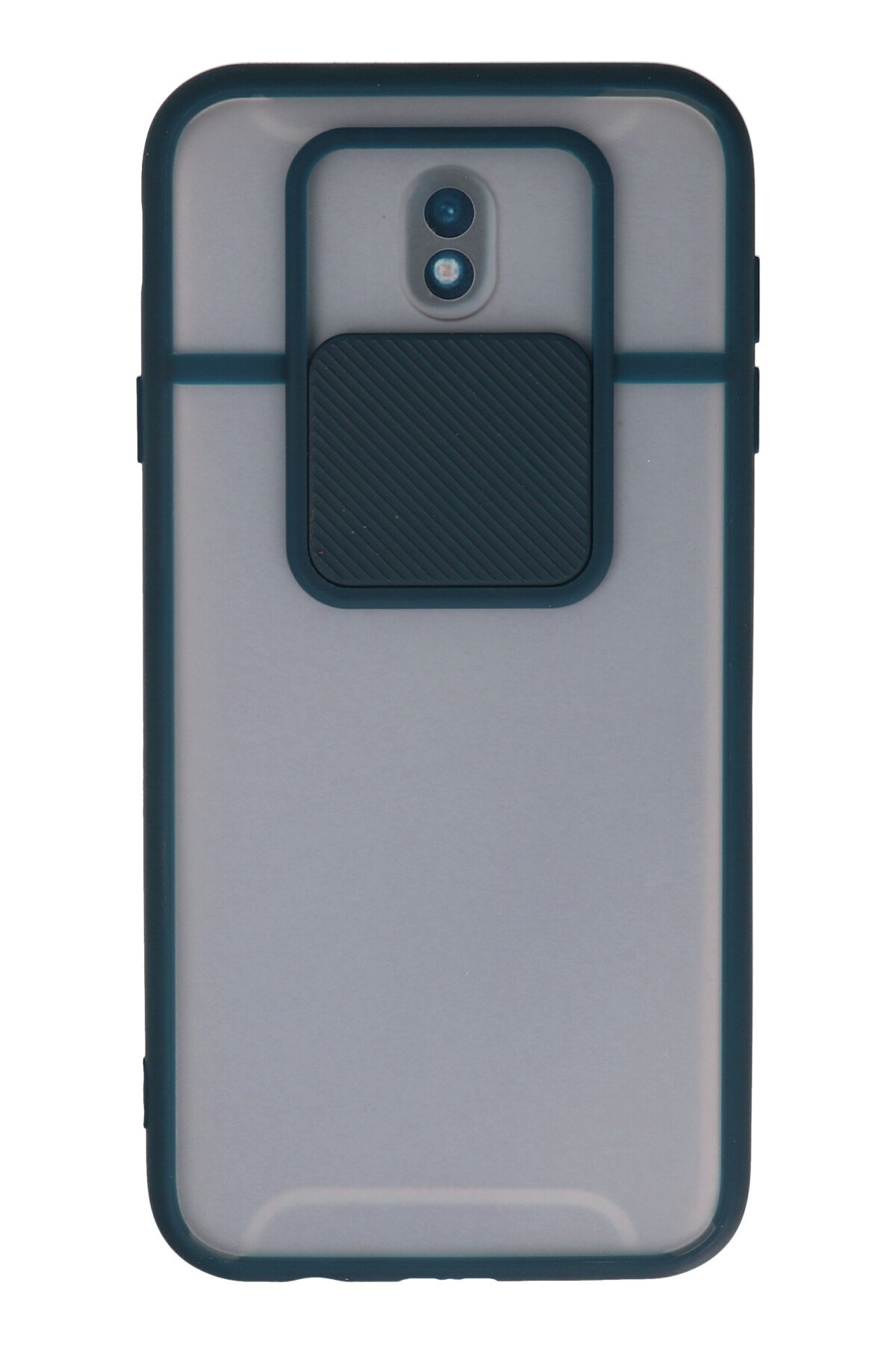 Newface Samsung Galaxy J7 Pro / J730 Kılıf Loop Deri Silikon - Kahverengi
