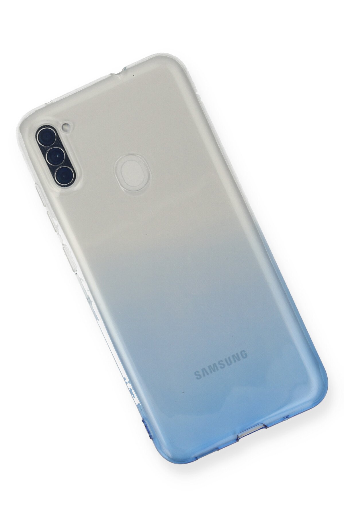 Newface Samsung Galaxy M11 Kılıf Platin Silikon - Kırmızı