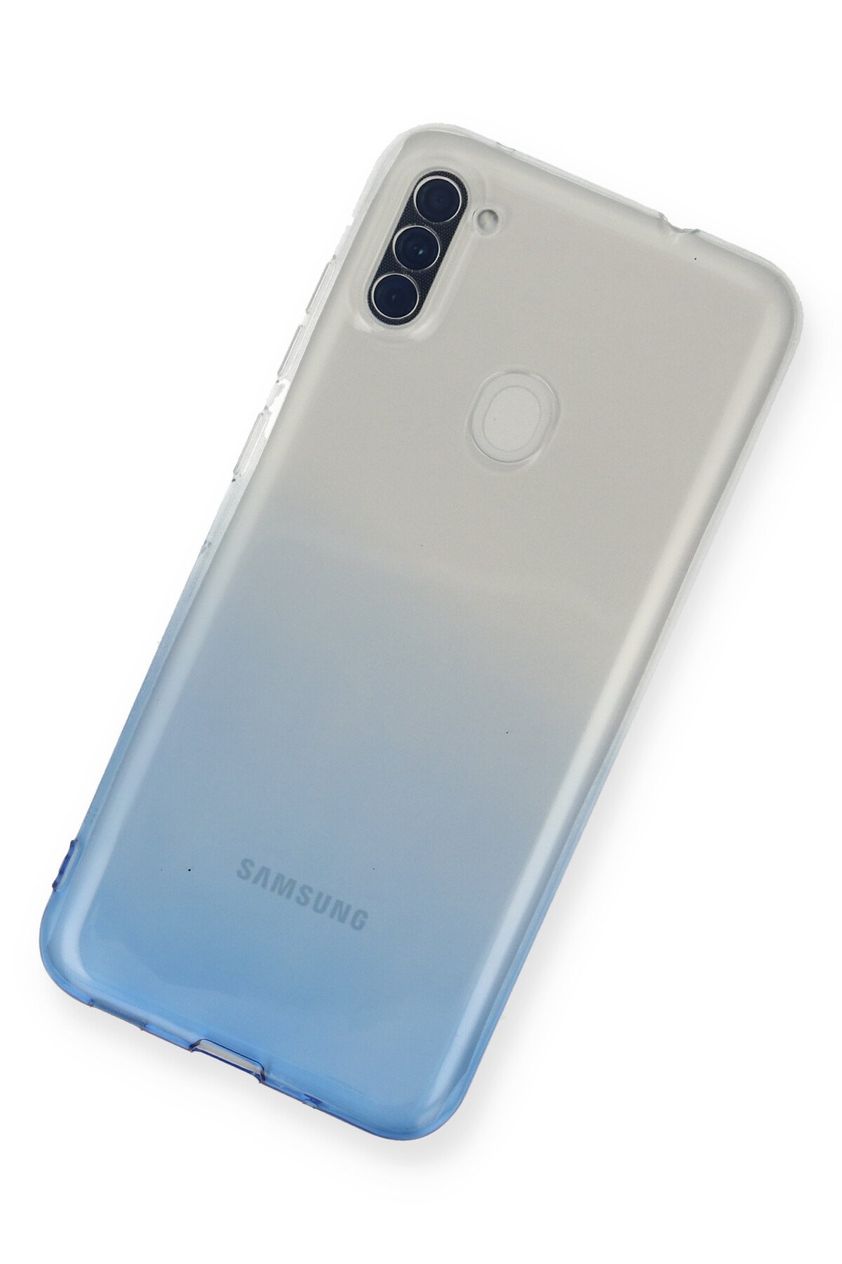 Newface Samsung Galaxy M11 Kılıf Platin Silikon - Kırmızı