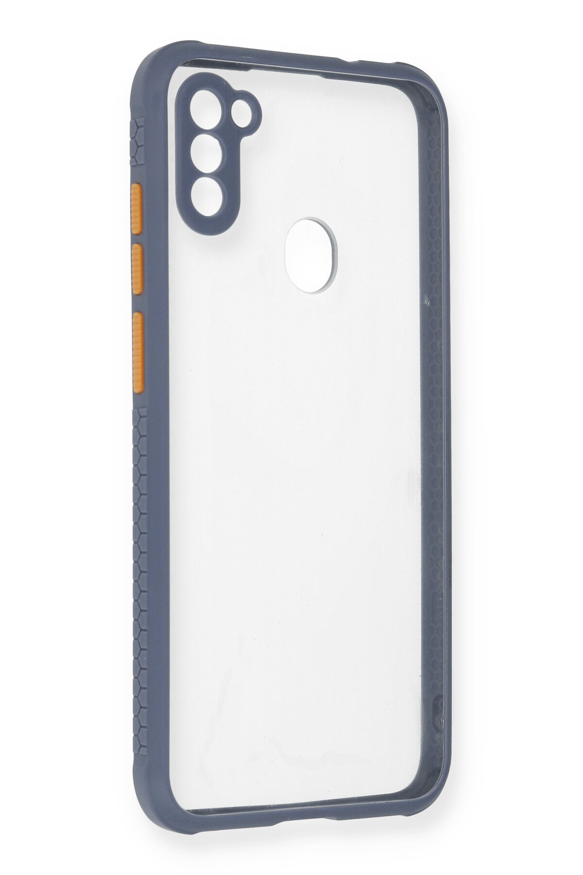 Newface Samsung Galaxy M11 Kılıf Sofya Yüzüklü Silikon Kapak - Kırmızı