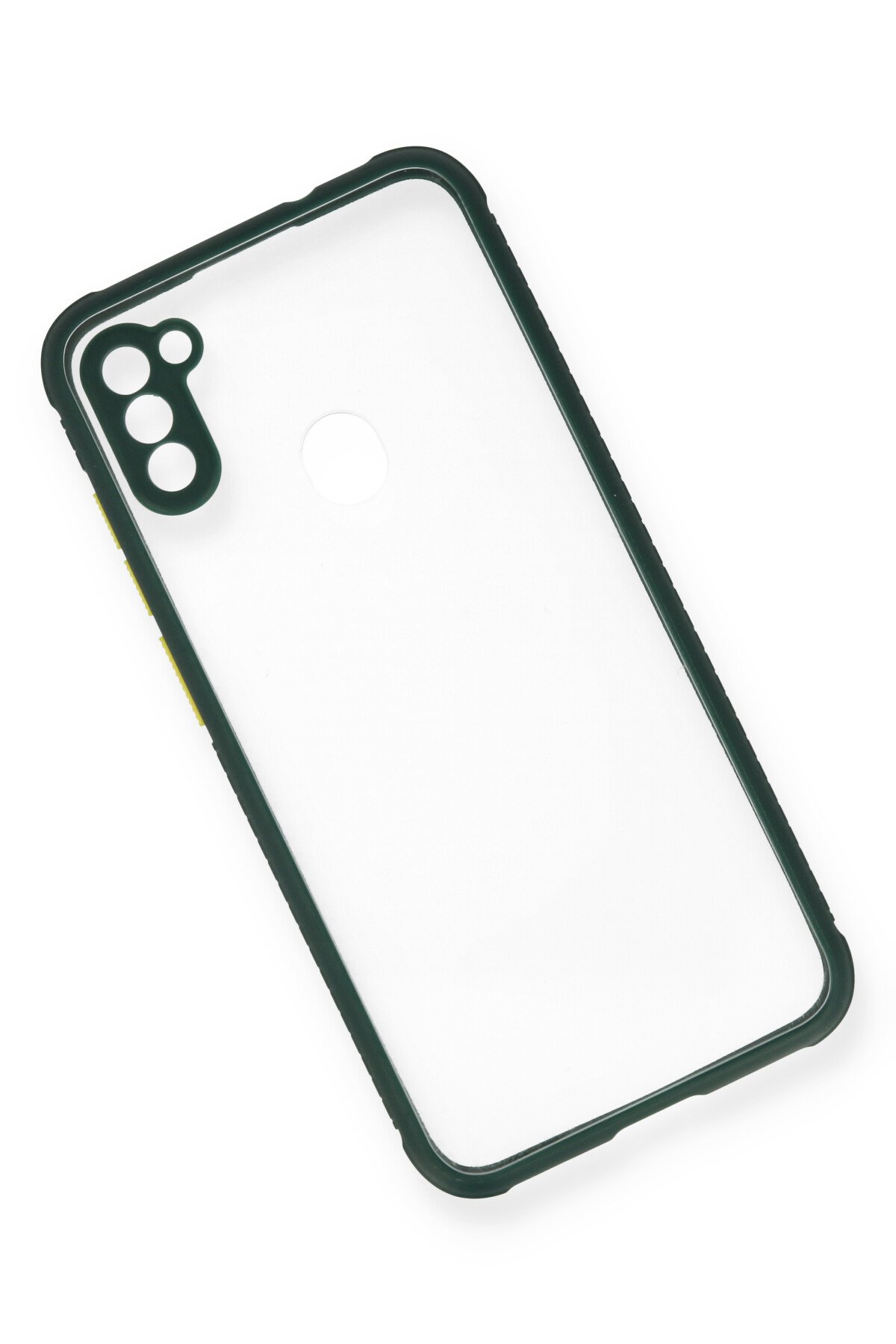 Newface Samsung Galaxy M11 Kılıf Miami Şeffaf Silikon - Lacivert