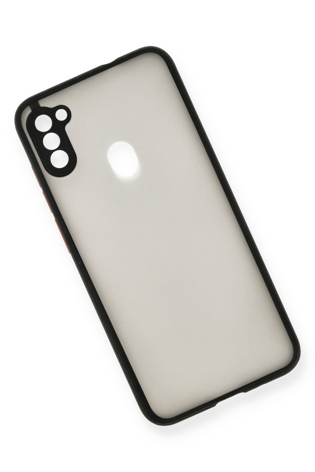 Newface Samsung Galaxy M11 Kılıf Viktor Yüzüklü Silikon - Pudra