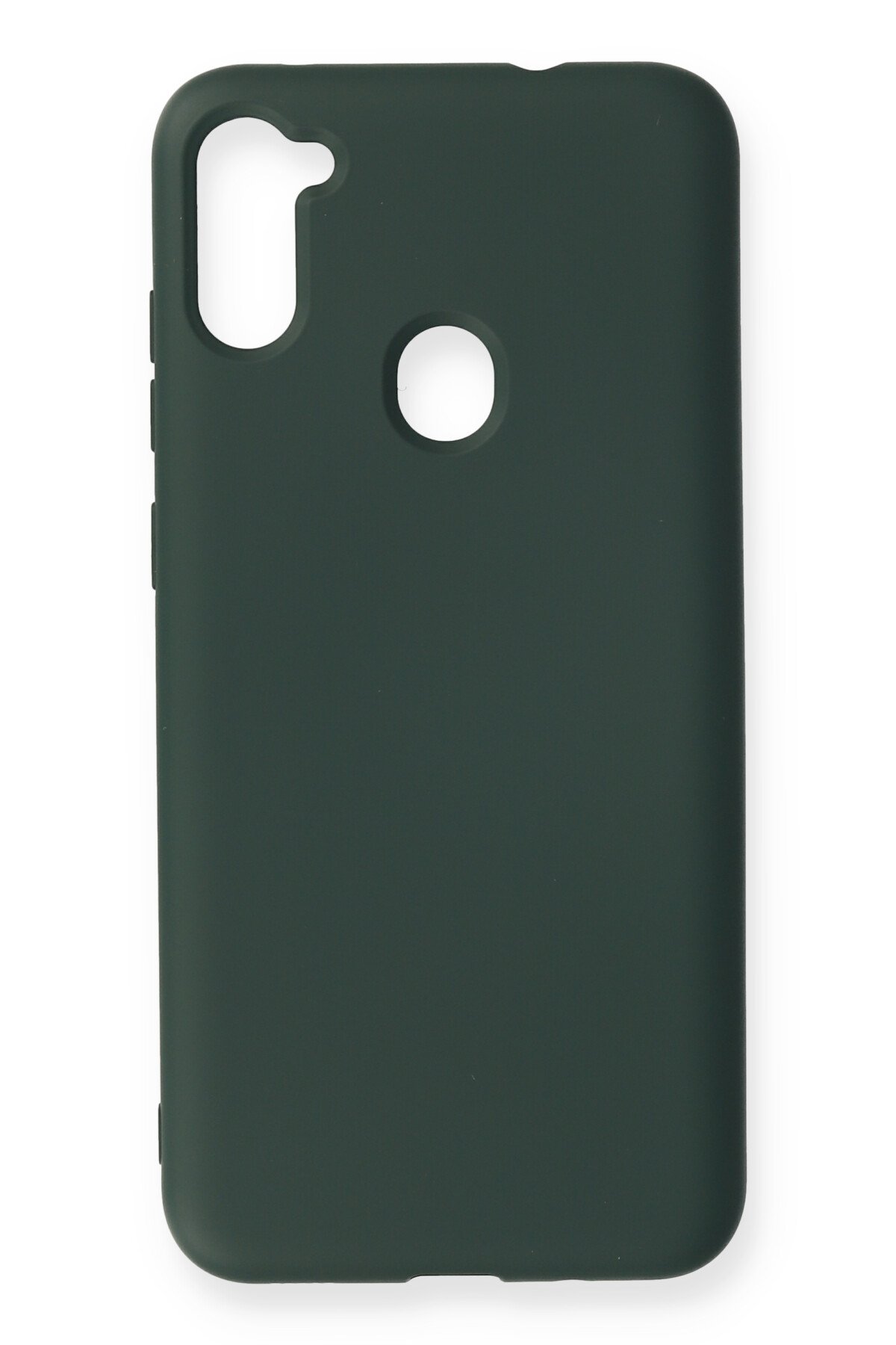 Newface Samsung Galaxy M11 Kılıf Sofya Yüzüklü Silikon Kapak - Gümüş