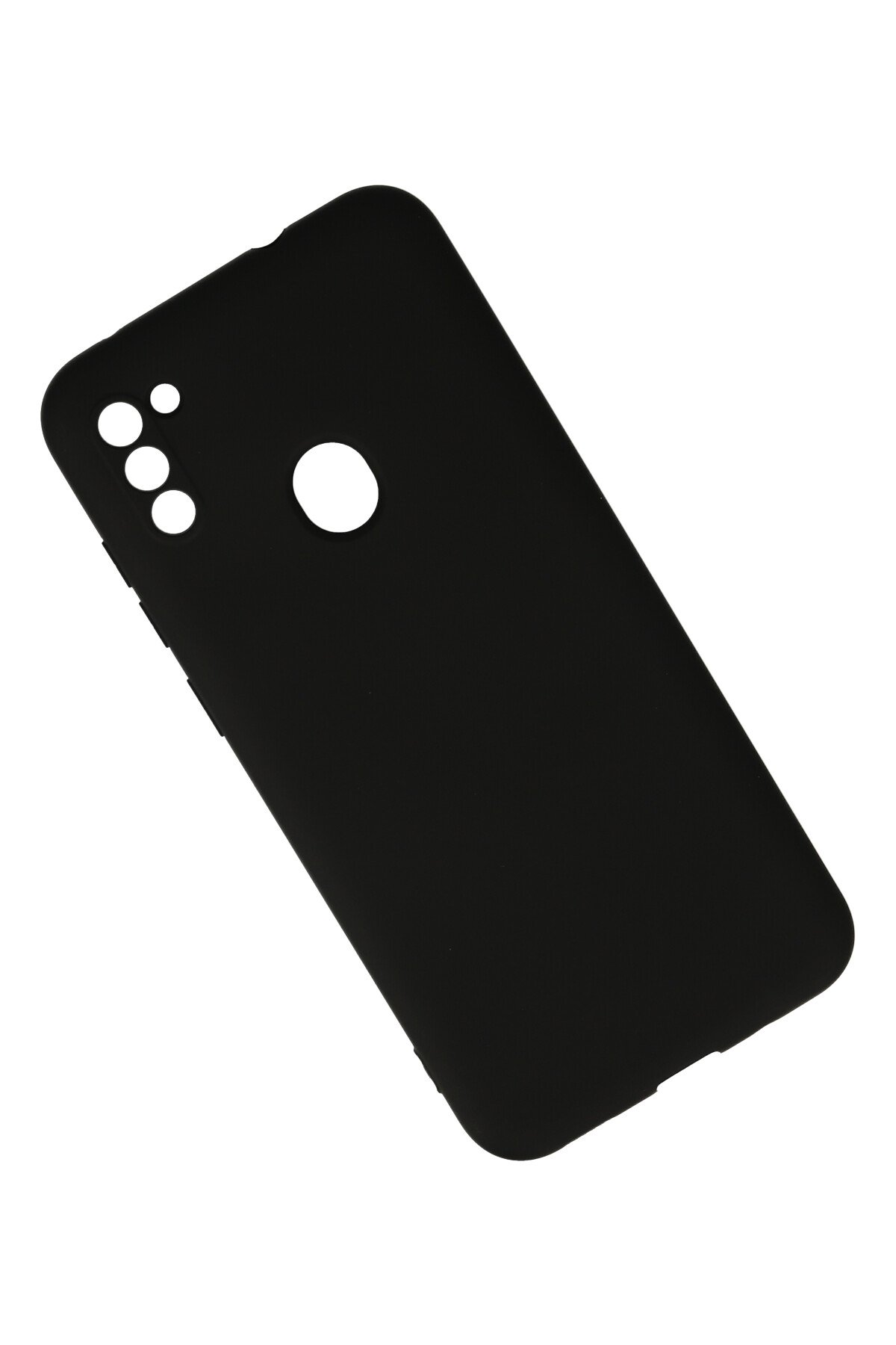 Newface Samsung Galaxy M11 Kılıf Elit Yüzüklü Kapak - Siyah