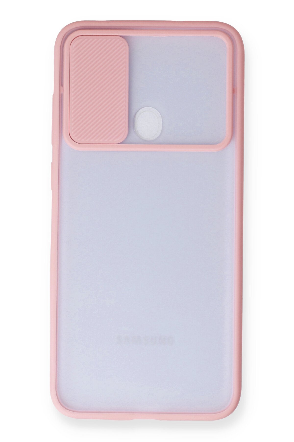 Newface Samsung Galaxy M11 Kılıf Platin Silikon - Pembe
