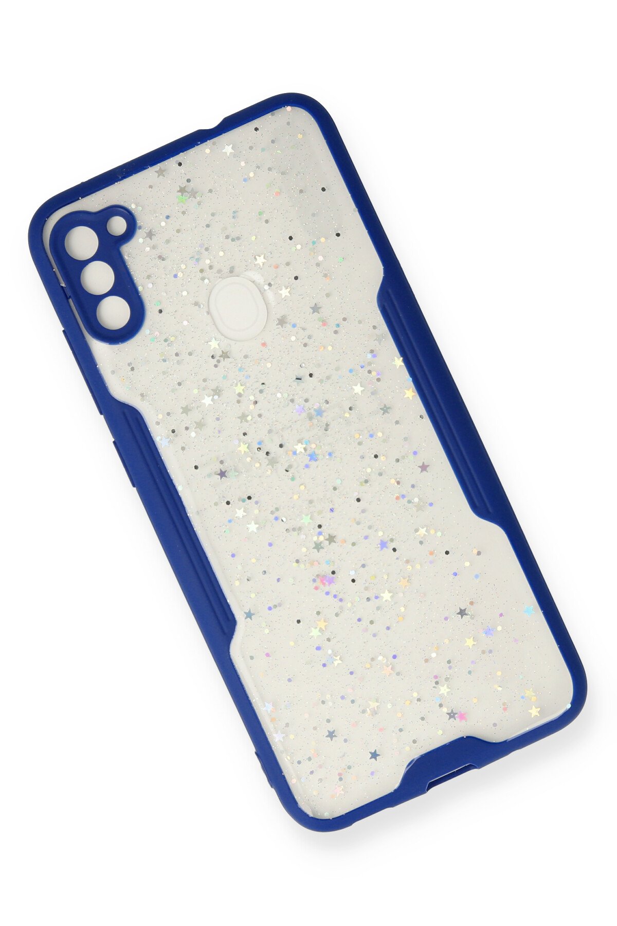 Newface Samsung Galaxy M11 Kılıf Auto Focus Karbon Kapak - Siyah