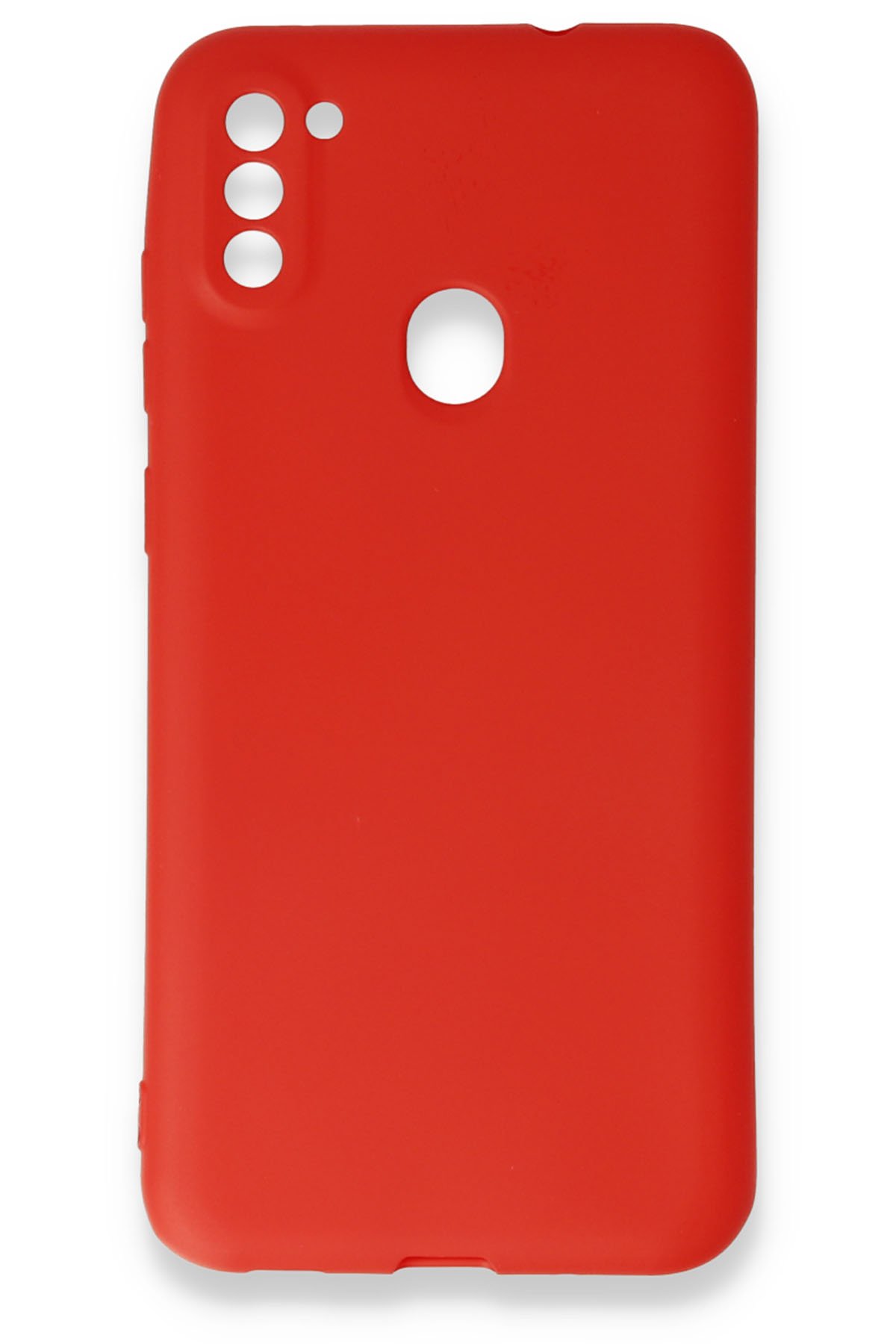 Newface Samsung Galaxy M11 Kılıf Platin Simli Silikon - Lacivert