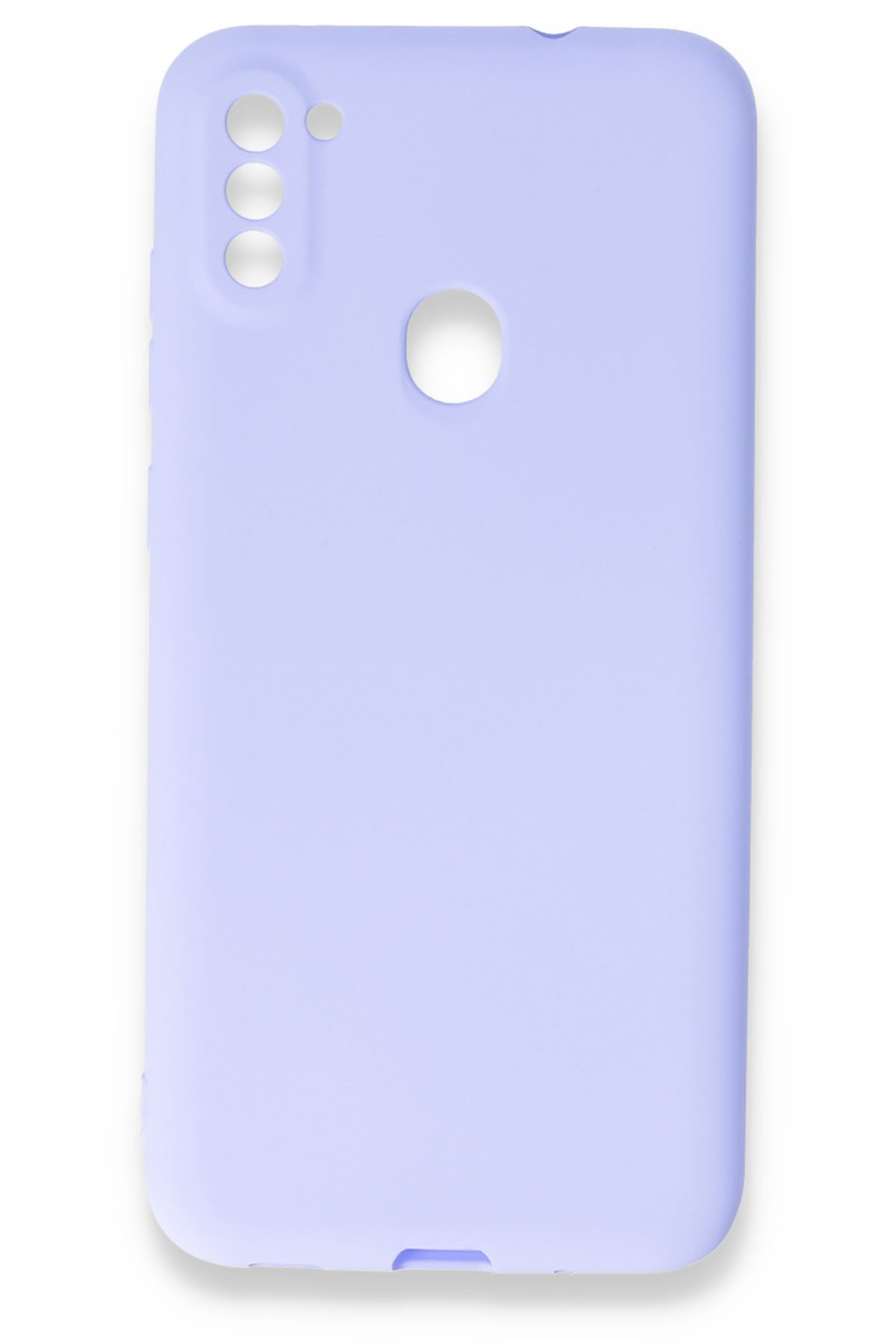 Newface Samsung Galaxy M11 Kılıf Zegna Yüzüklü Silikon Kapak - Mavi