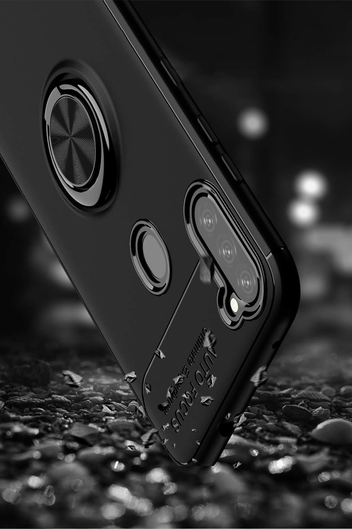 Newface Samsung Galaxy M11 Kılıf Montreal Silikon Kapak - Gri