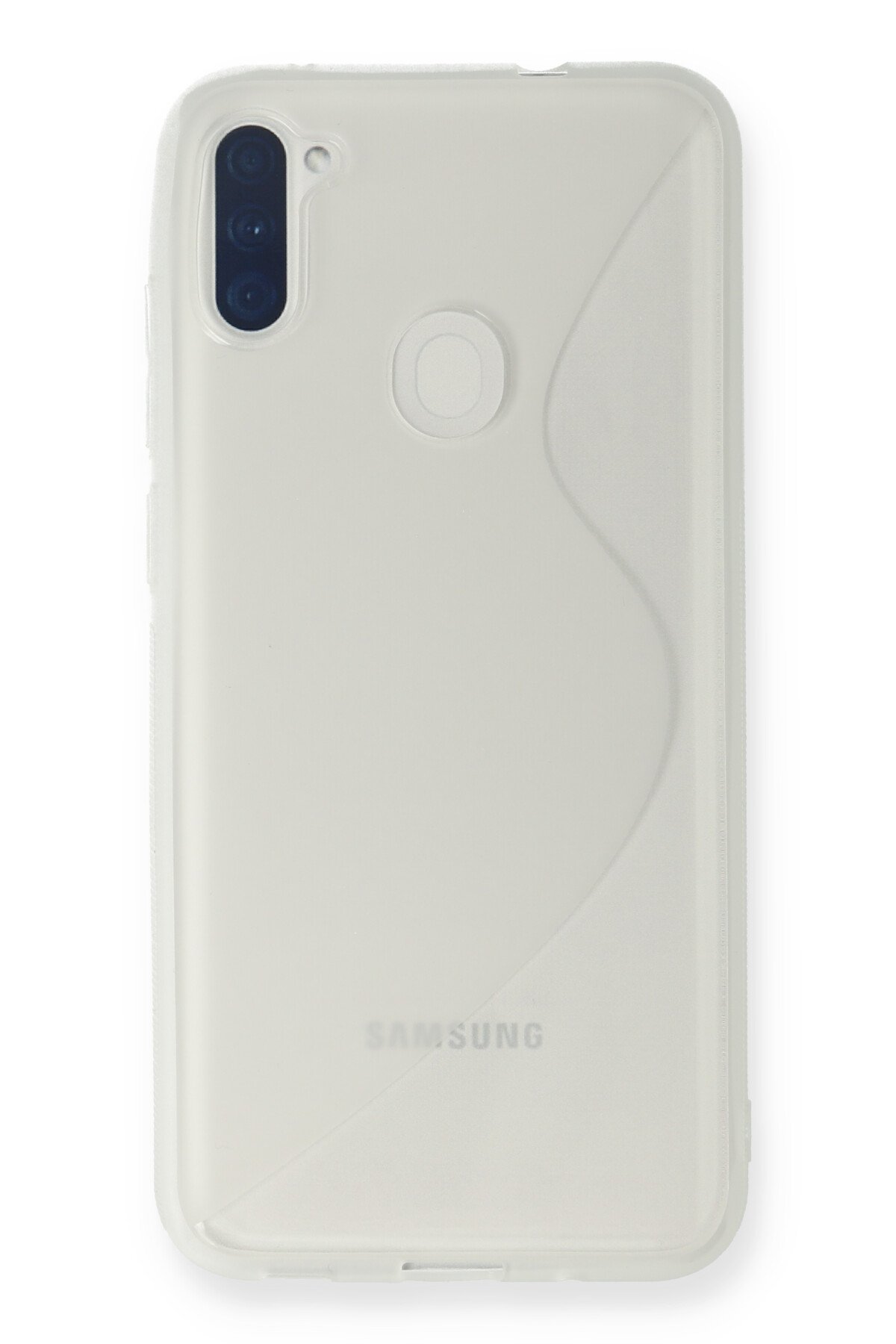 Newface Samsung Galaxy M11 Kılıf Montreal Silikon Kapak - Lacivert