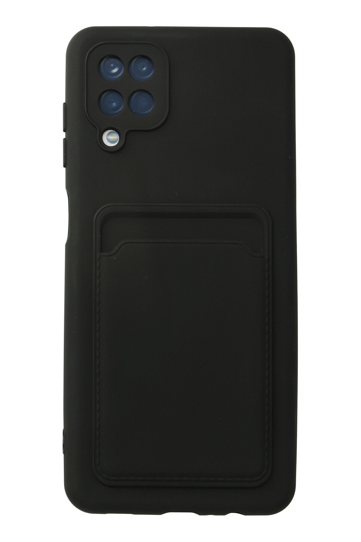 Newface Samsung Galaxy M12 Kılıf Palm Buzlu Kamera Sürgülü Silikon - Kırmızı