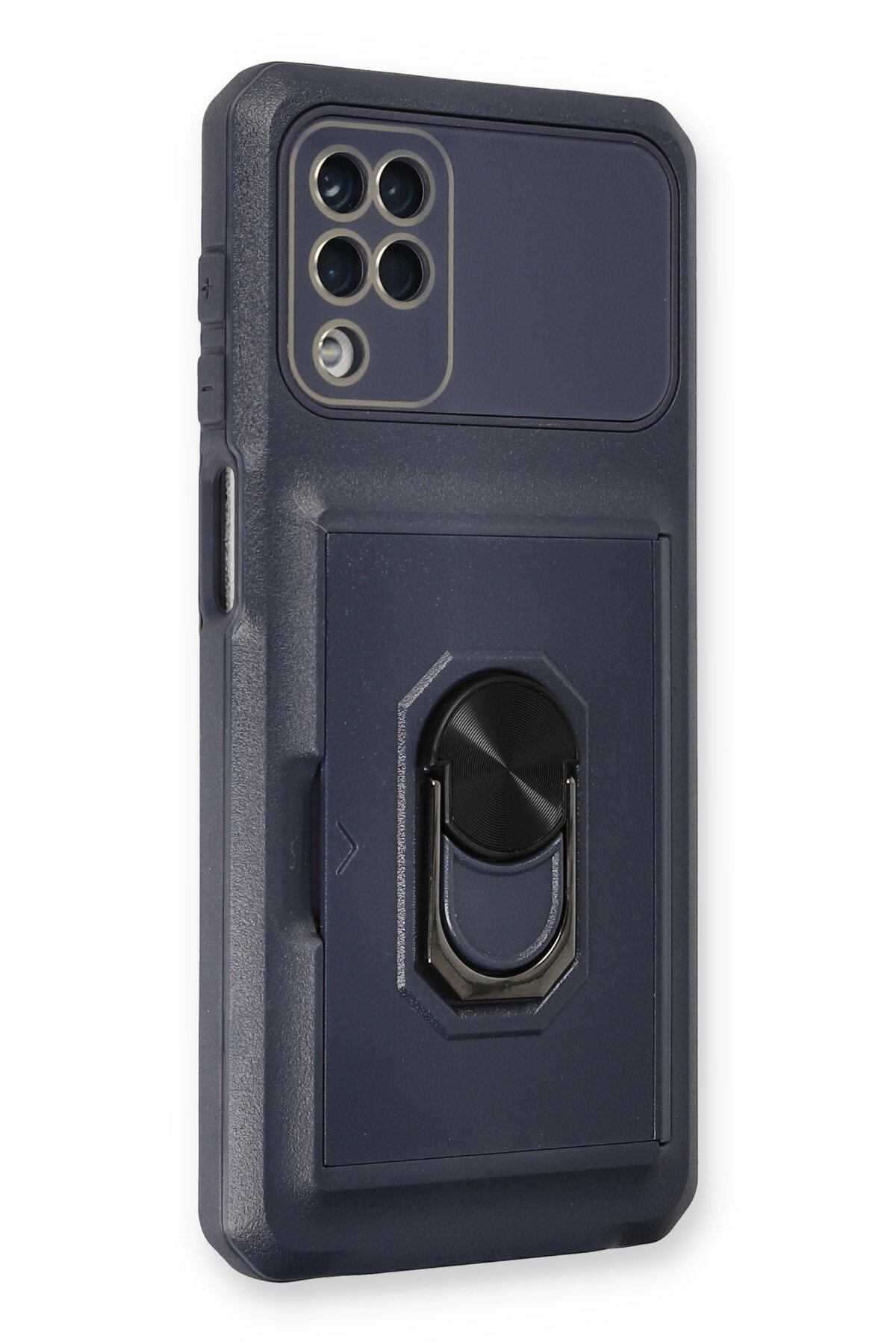 Newface Samsung Galaxy M12 Kılıf Volet Silikon - Beyaz