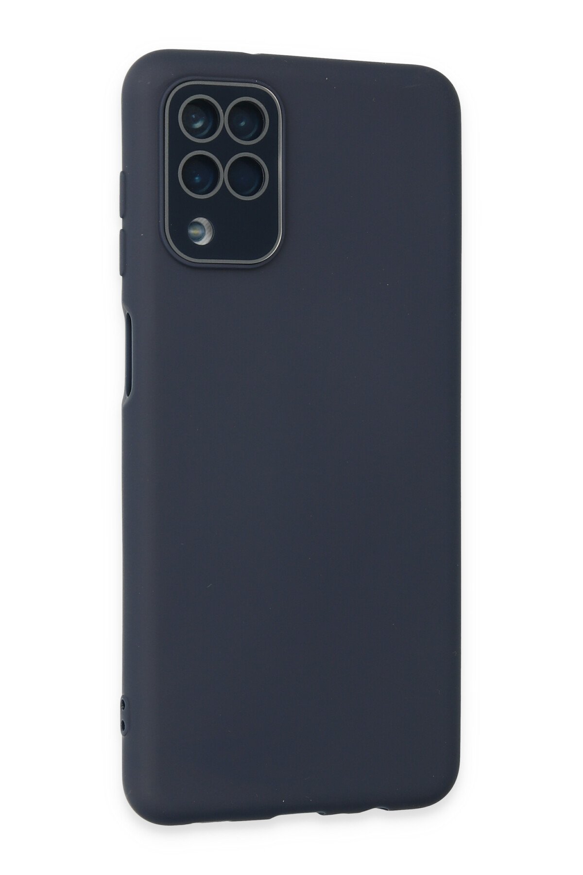 Newface Samsung Galaxy M12 Kılıf Sofya Yüzüklü Silikon Kapak - Gold