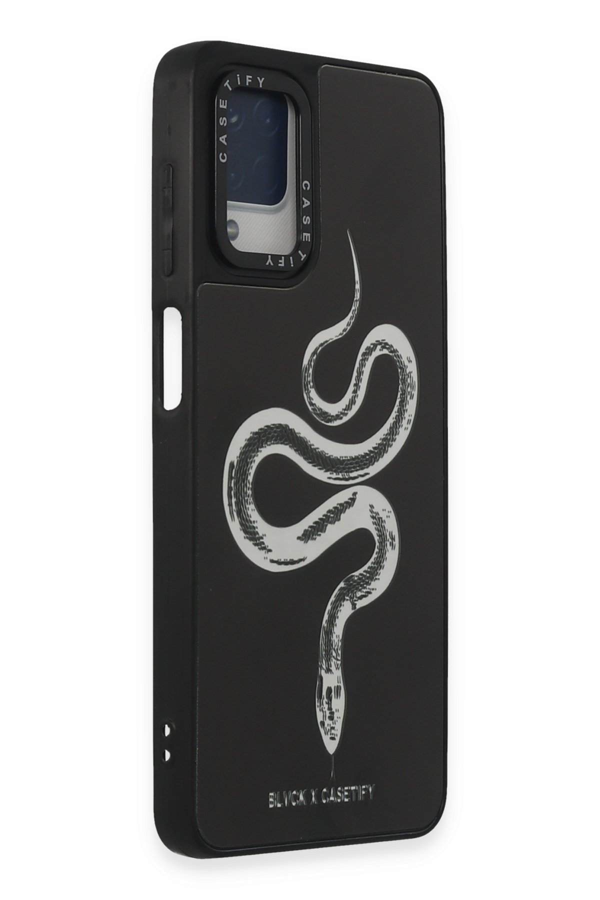 Newface Samsung Galaxy M12 Kılıf Glass Kapak - Beyaz