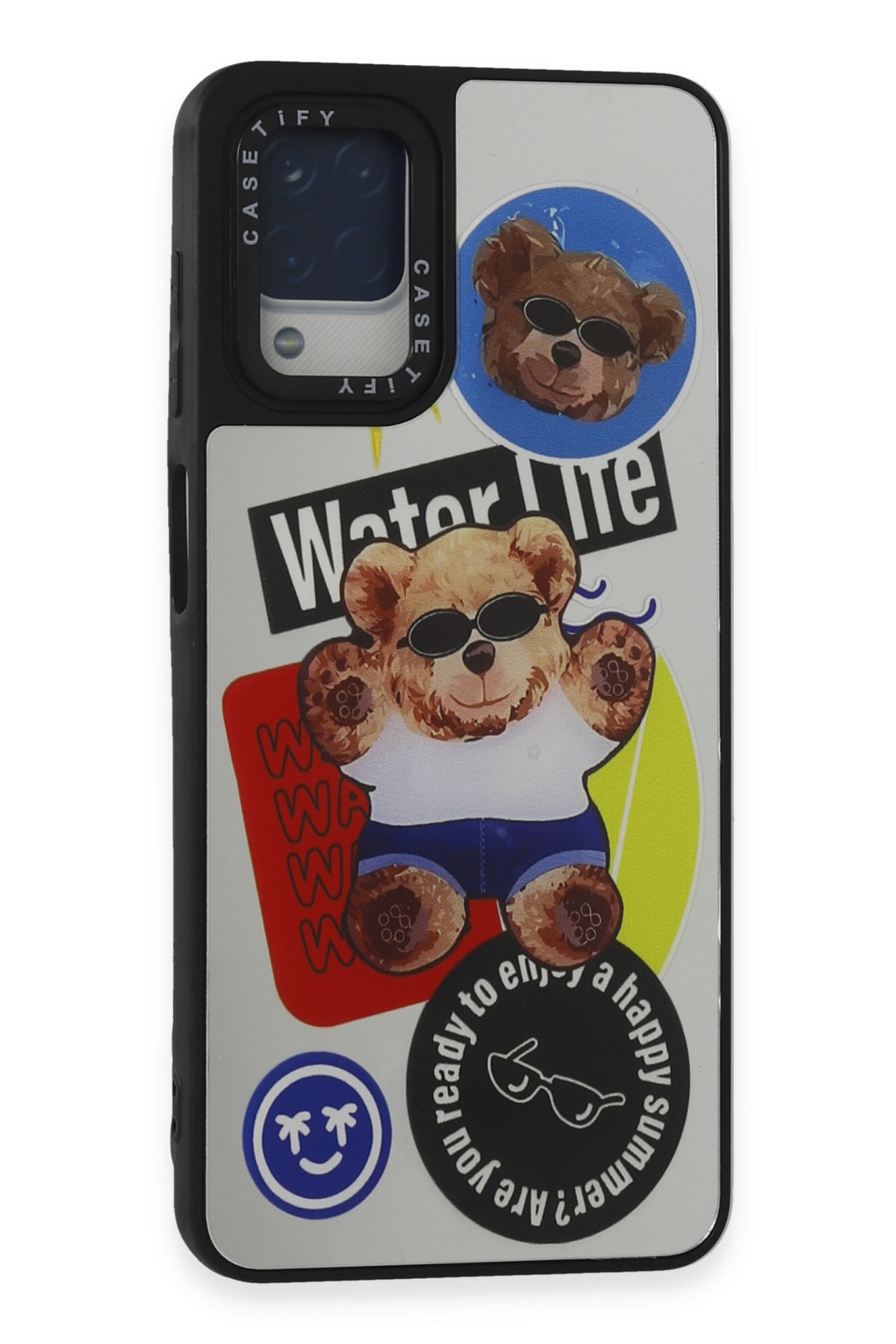 Newface Samsung Galaxy M12 Kılıf Nano içi Kadife Silikon - Sarı