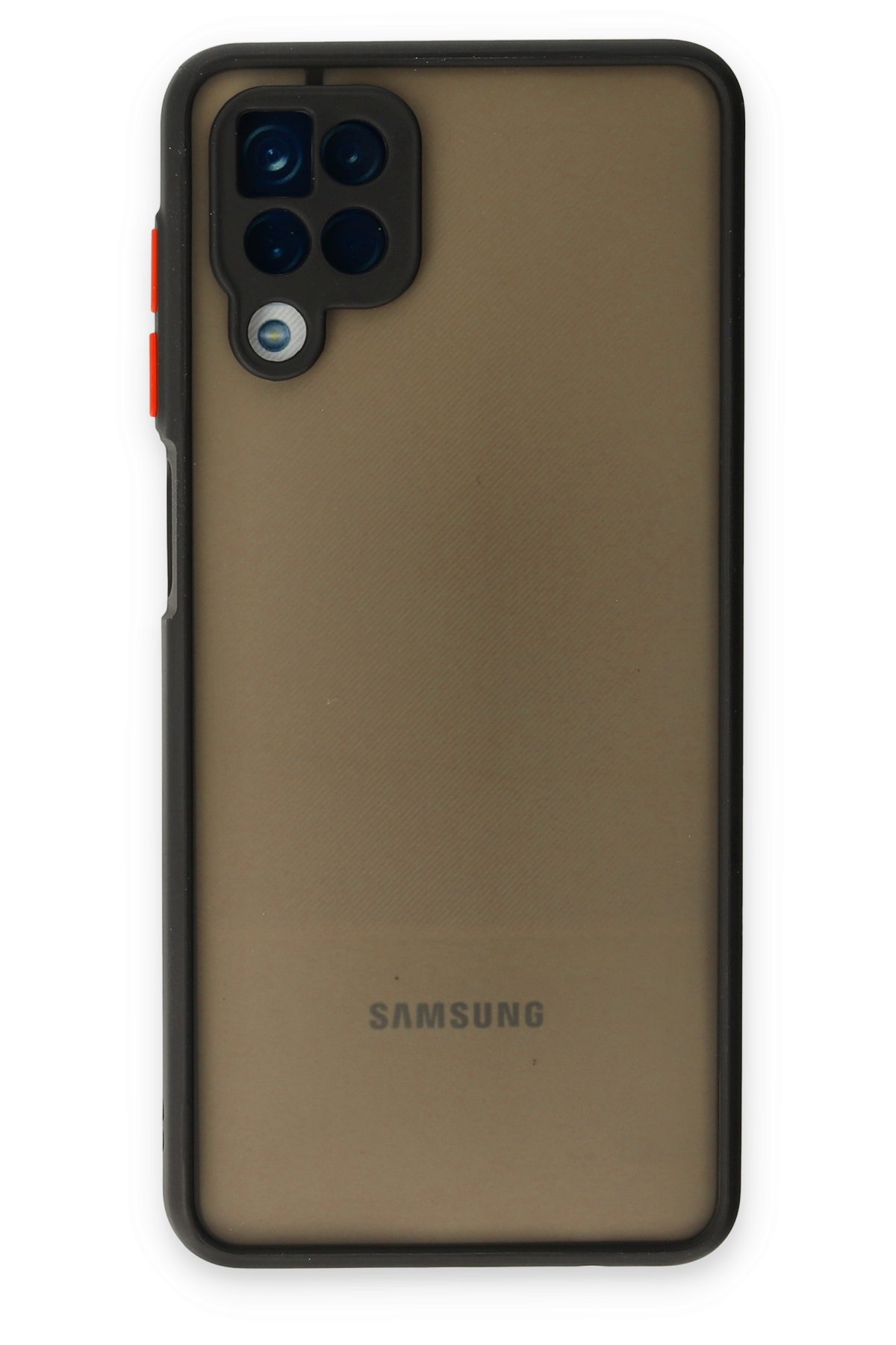 Newface Samsung Galaxy M12 Kılıf Sofya Yüzüklü Silikon Kapak - Gümüş