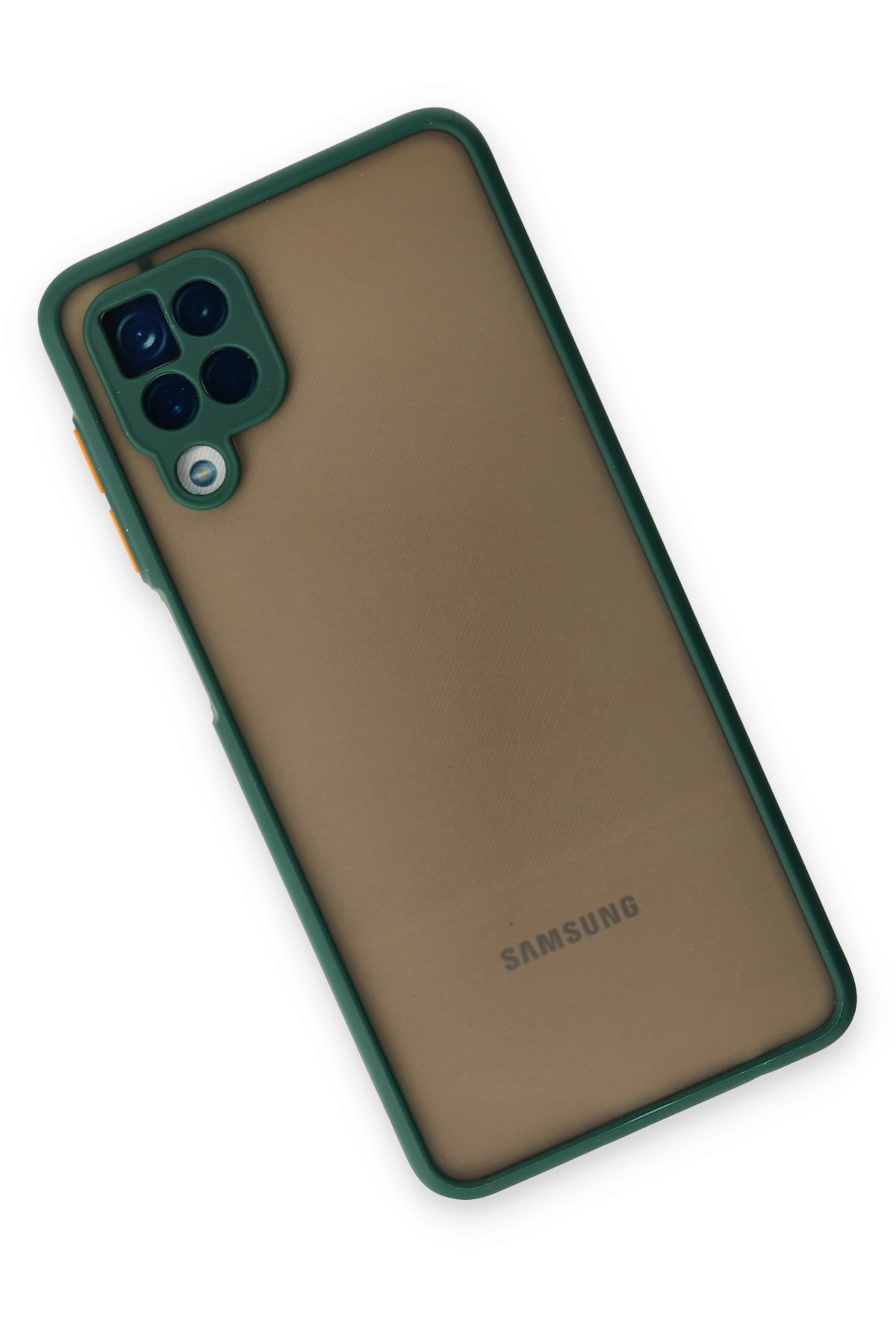 Newface Samsung Galaxy M12 Kılıf Zuma Kartvizitli Yüzüklü Silikon - Siyah