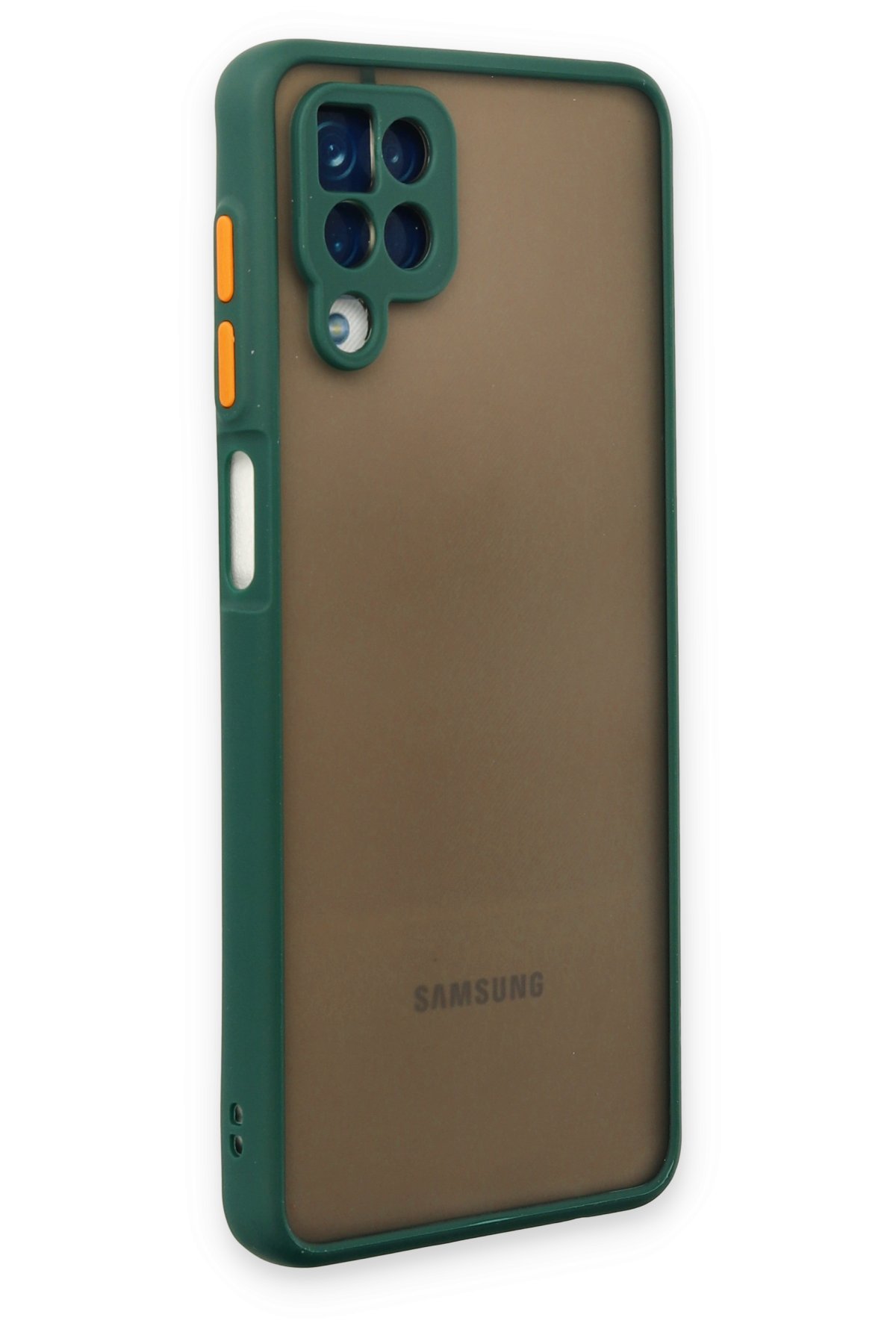 Newface Samsung Galaxy M12 Kılıf Zuma Kartvizitli Yüzüklü Silikon - Siyah