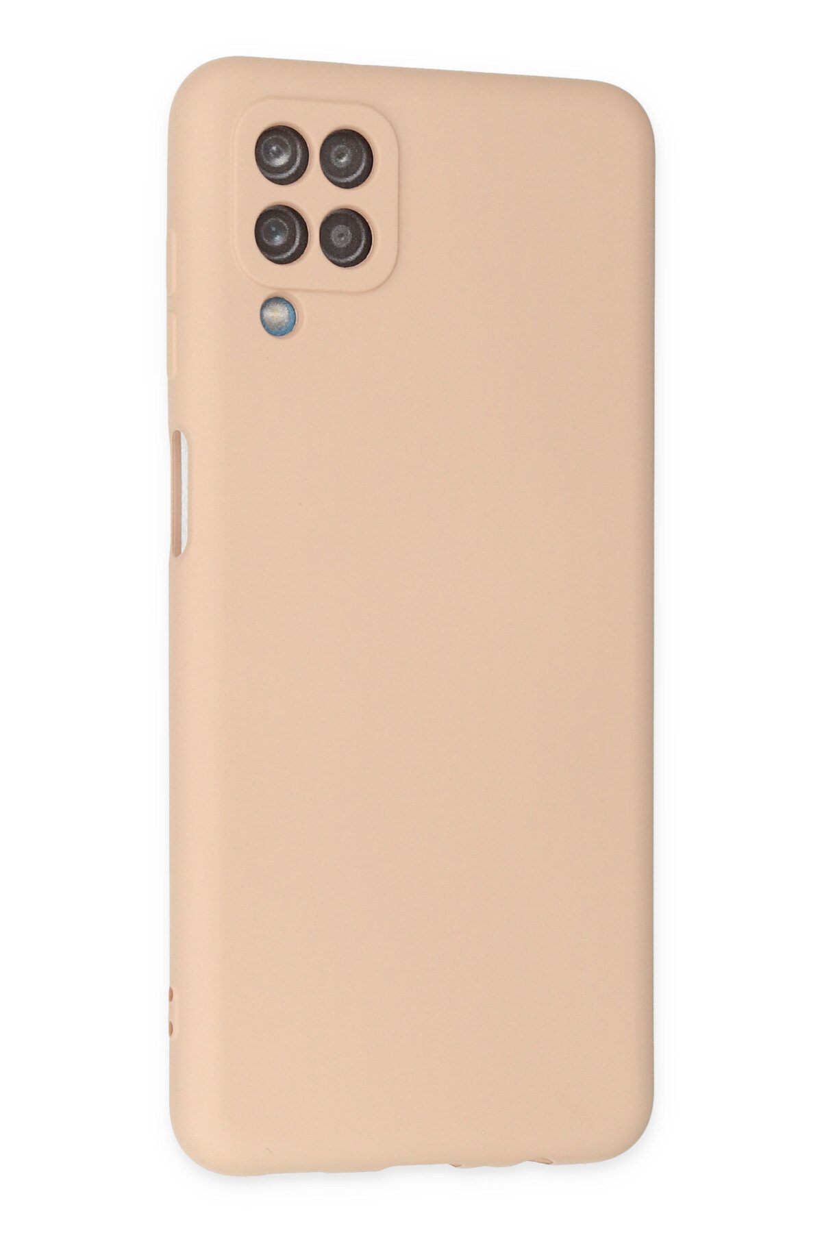 Newface Samsung Galaxy M12 Kılıf Glass Kapak - Beyaz