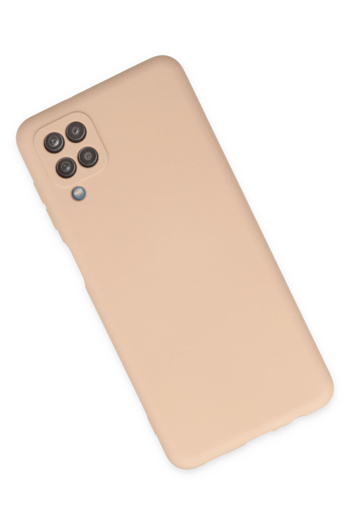 Newface Samsung Galaxy M12 Kılıf Glass Kapak - Beyaz