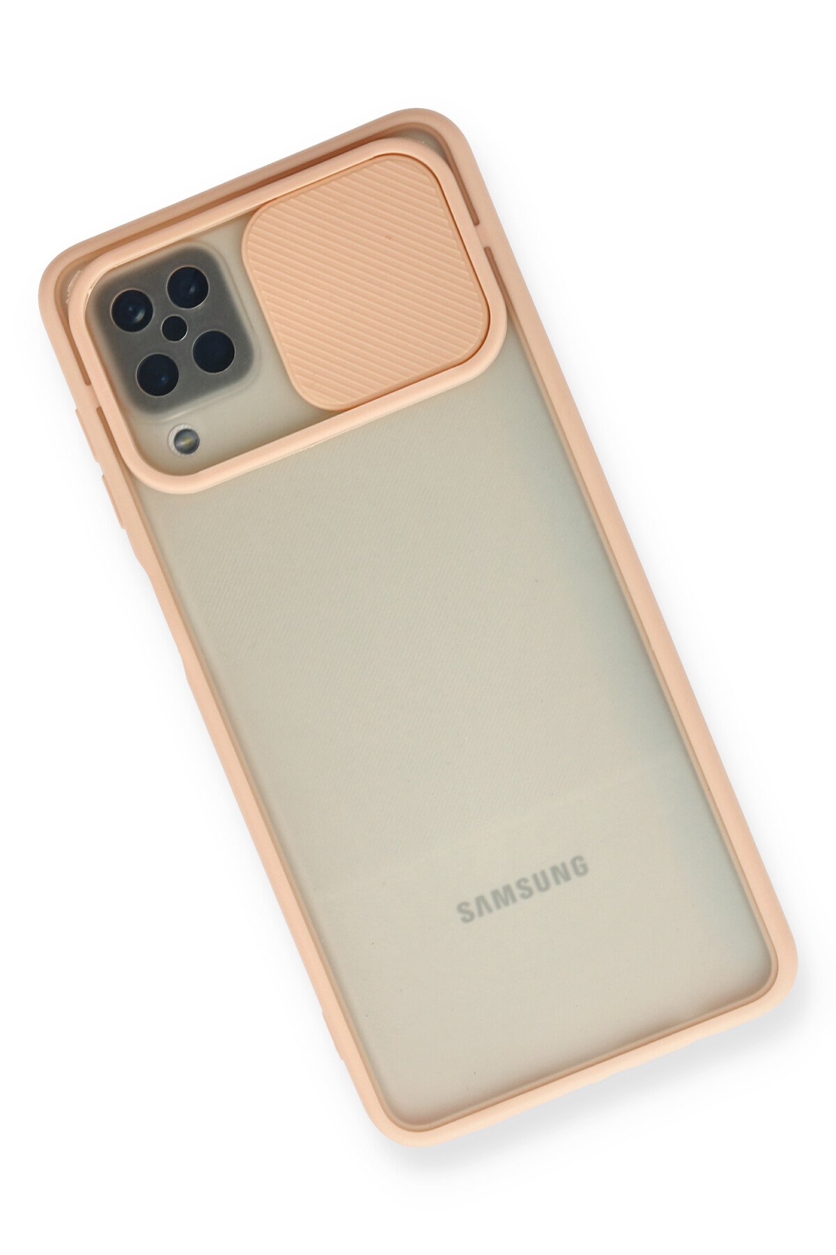 Newface Samsung Galaxy M12 Kılıf Zuma Kartvizitli Yüzüklü Silikon - Siyah