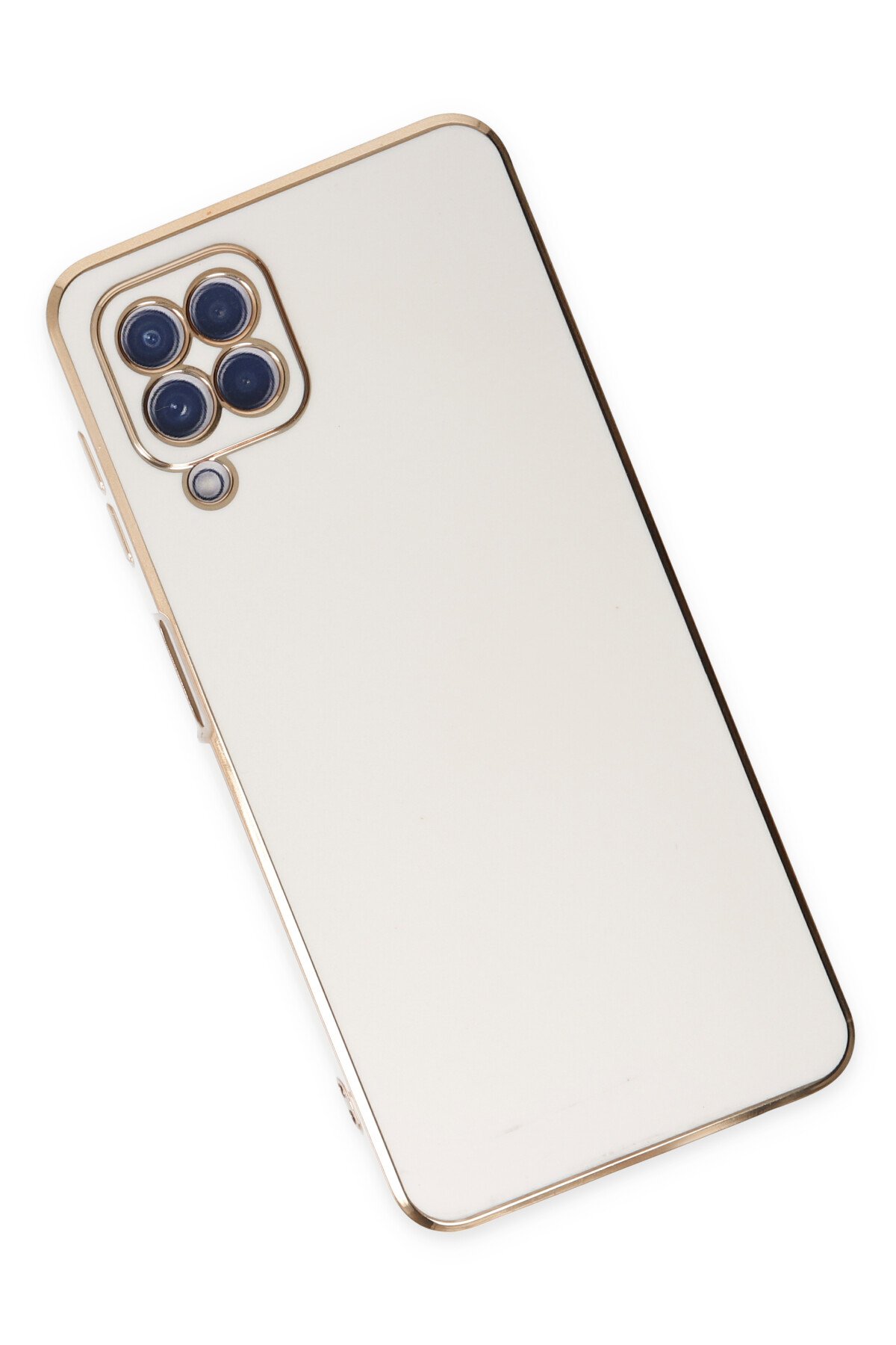 Newface Samsung Galaxy M12 Kılıf Palm Buzlu Kamera Sürgülü Silikon - Kırmızı