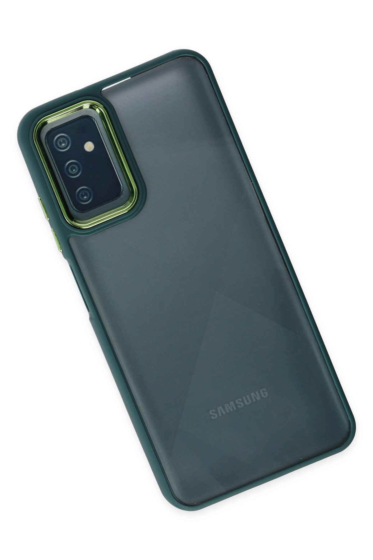 Newface Samsung Galaxy M13 Kılıf Pars Lens Yüzüklü Silikon - Siyah