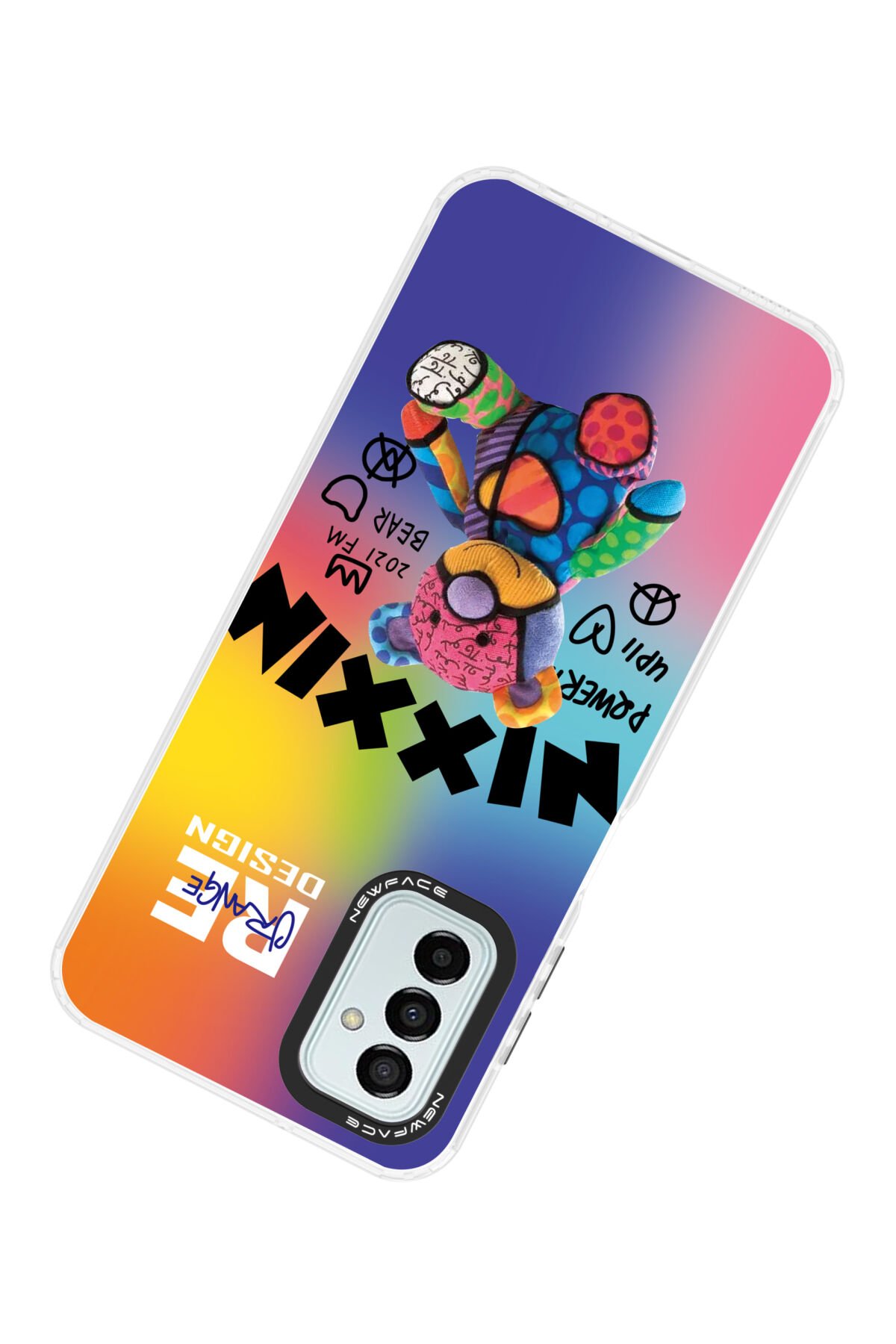 Newface Samsung Galaxy M13 Kılıf Esila Silikon - Siyah