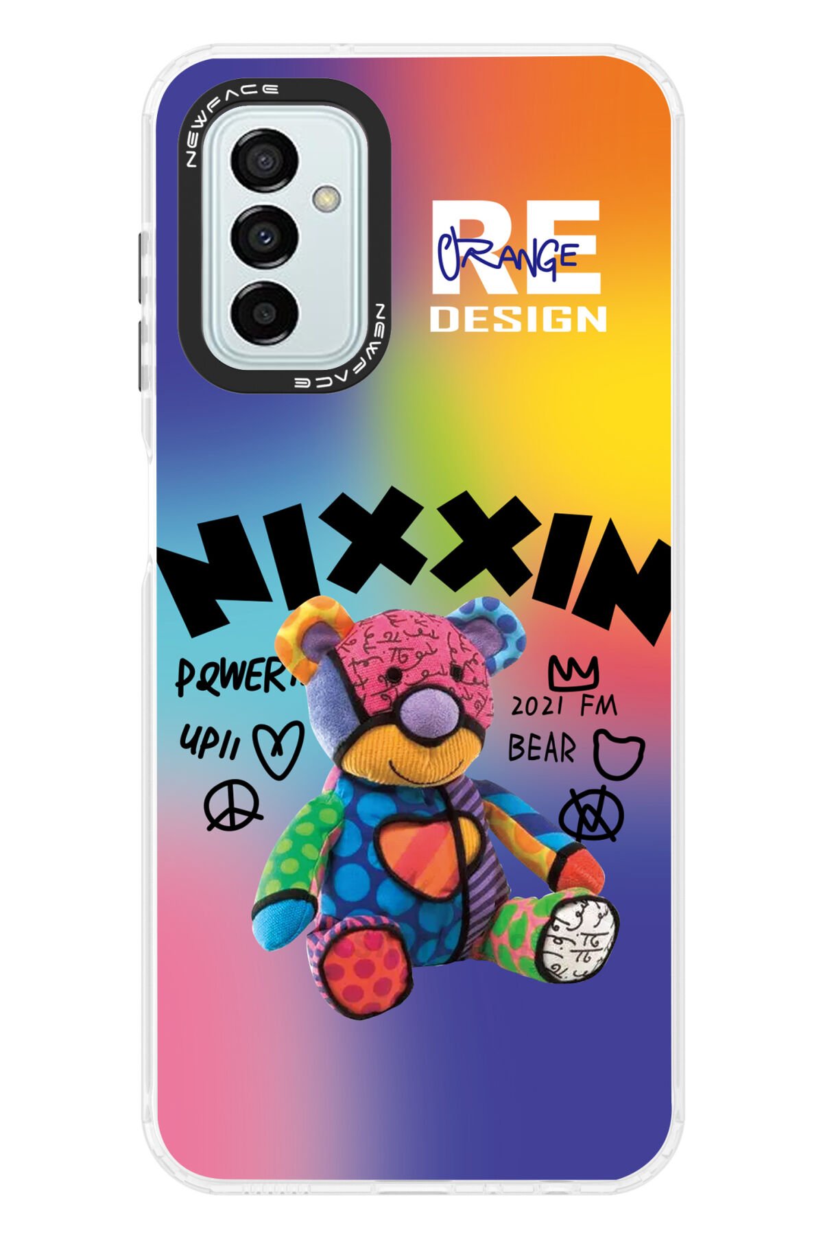 Newface Samsung Galaxy M13 Kılıf Esila Silikon - Siyah