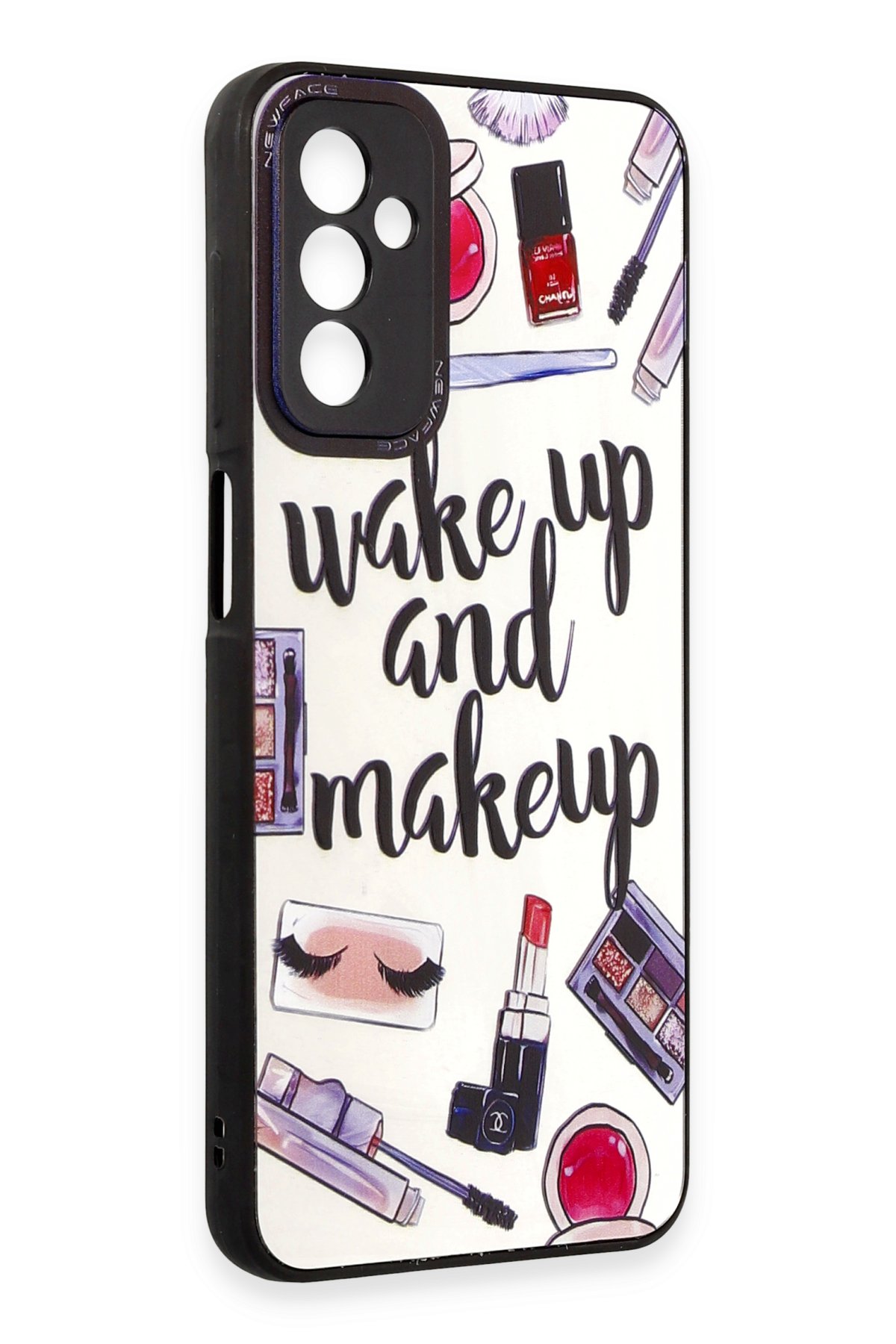 Newface Samsung Galaxy M13 Kılıf Esila Silikon - Kırmızı