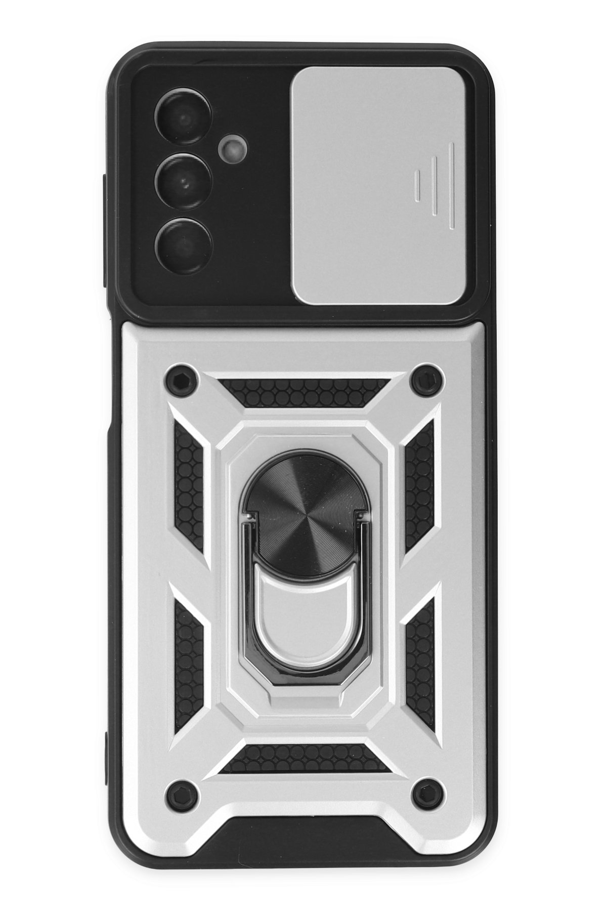 Newface Samsung Galaxy M13 Kılıf Volet Silikon - Kırmızı