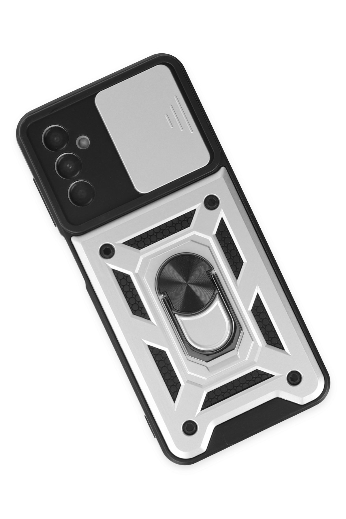 Newface Samsung Galaxy M13 Kılıf Volet Silikon - Kırmızı