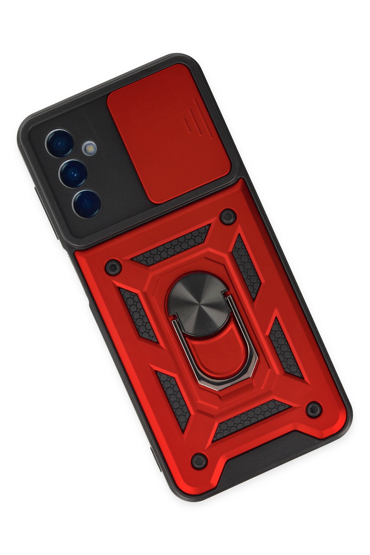 Newface Samsung Galaxy M13 Kılıf Loop Deri Silikon - Siyah