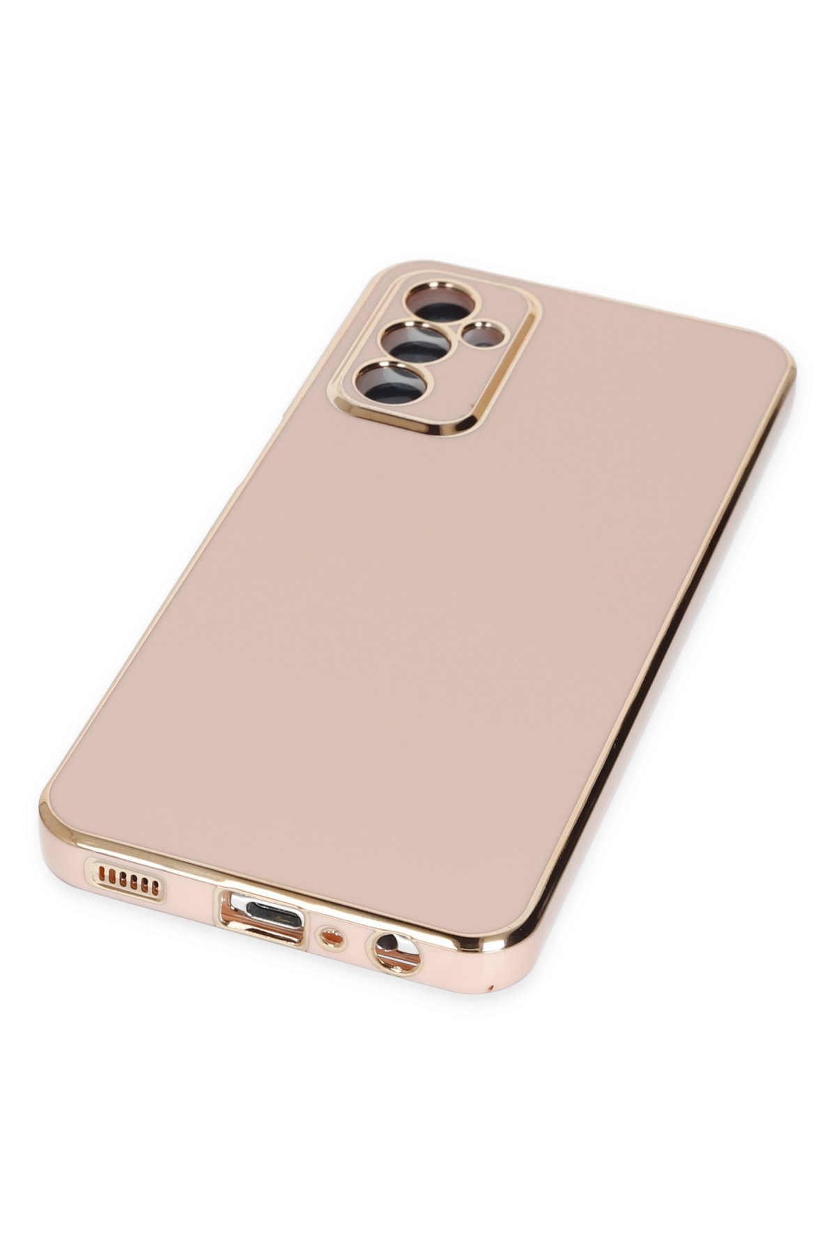 Newface Samsung Galaxy M13 Kılıf Platin Silikon - Siyah