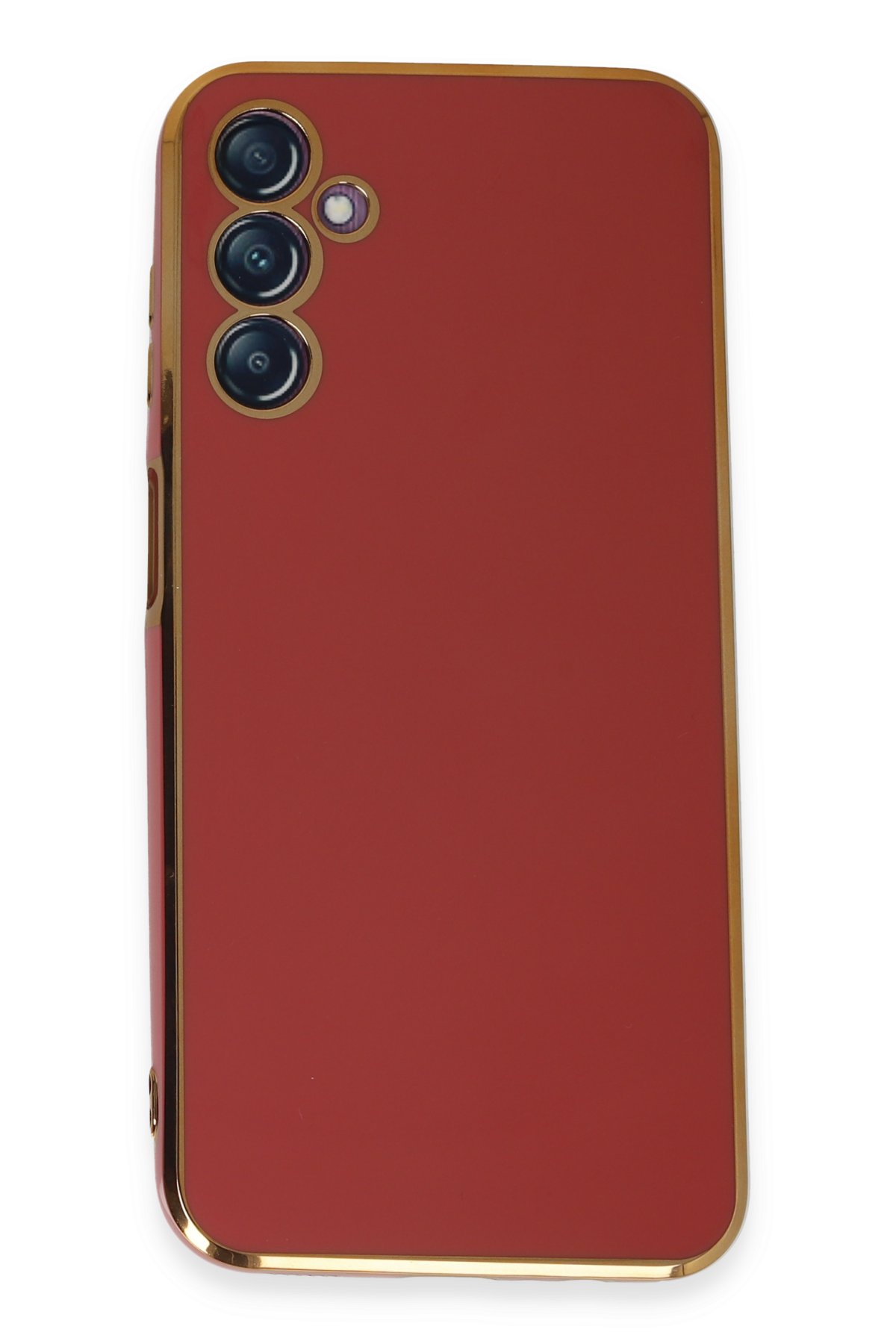 Newface Samsung Galaxy M14 5G Kılıf Nano içi Kadife Silikon - Kırmızı