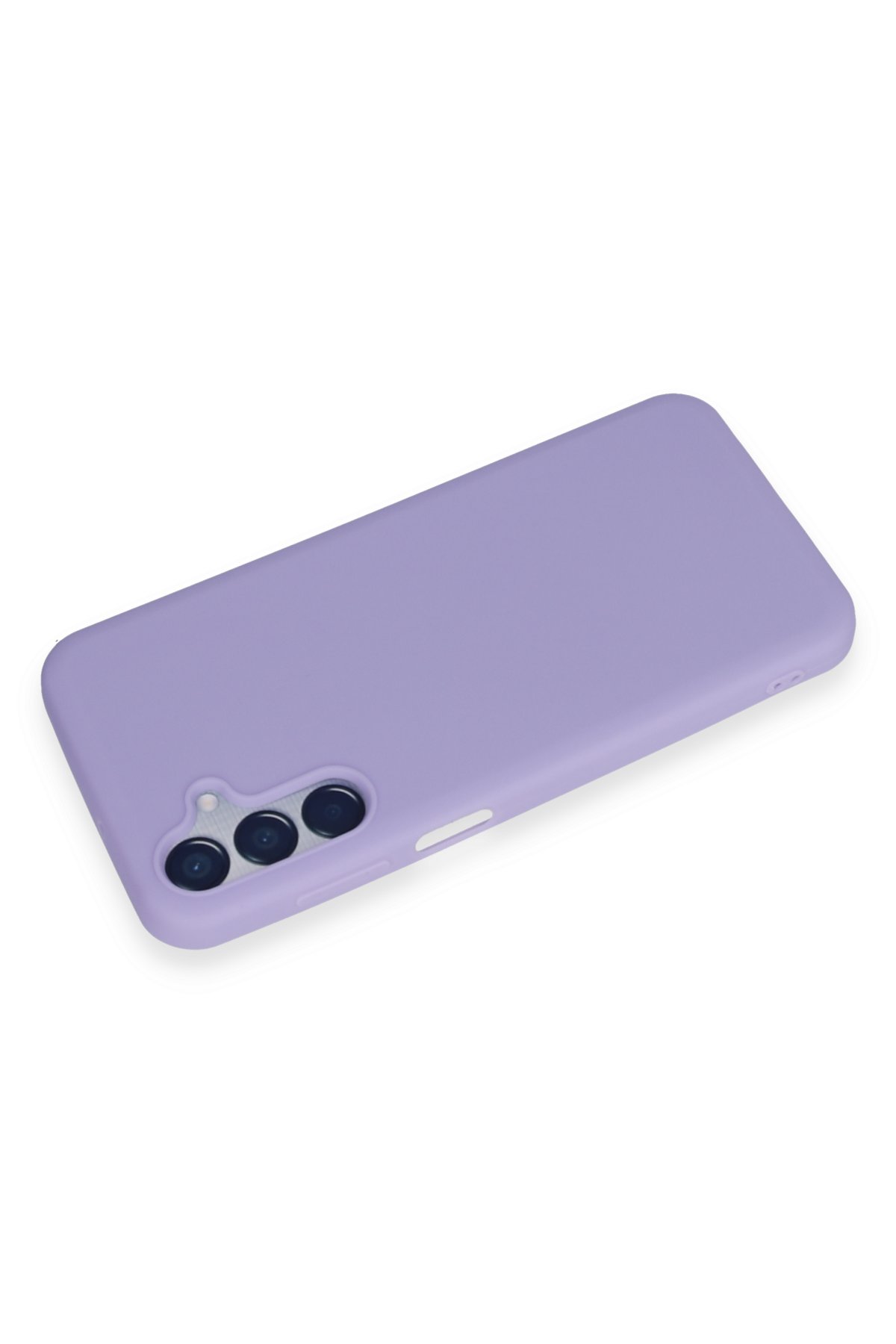Newface Samsung Galaxy M15 Kılıf Pars Lens Yüzüklü Silikon - Gümüş