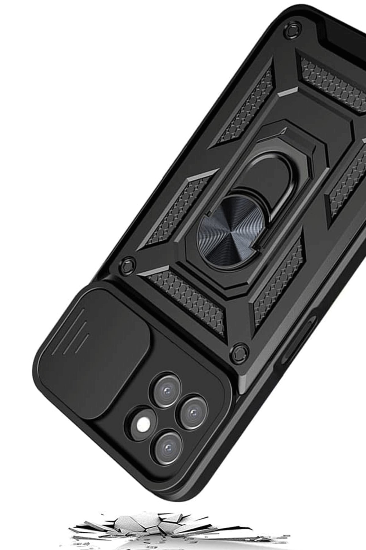 Newface Samsung Galaxy M15 Kılıf Volet Silikon - Mor