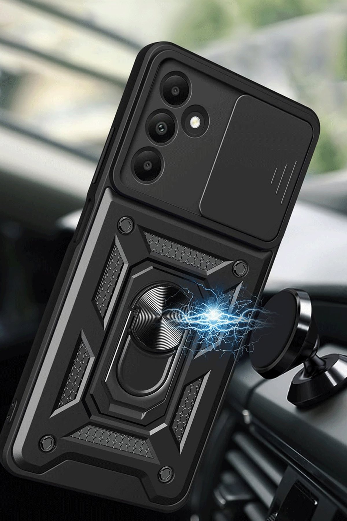 Newface Samsung Galaxy M15 Kılıf Trend S Plus Kapaklı Kılıf - Lacivert