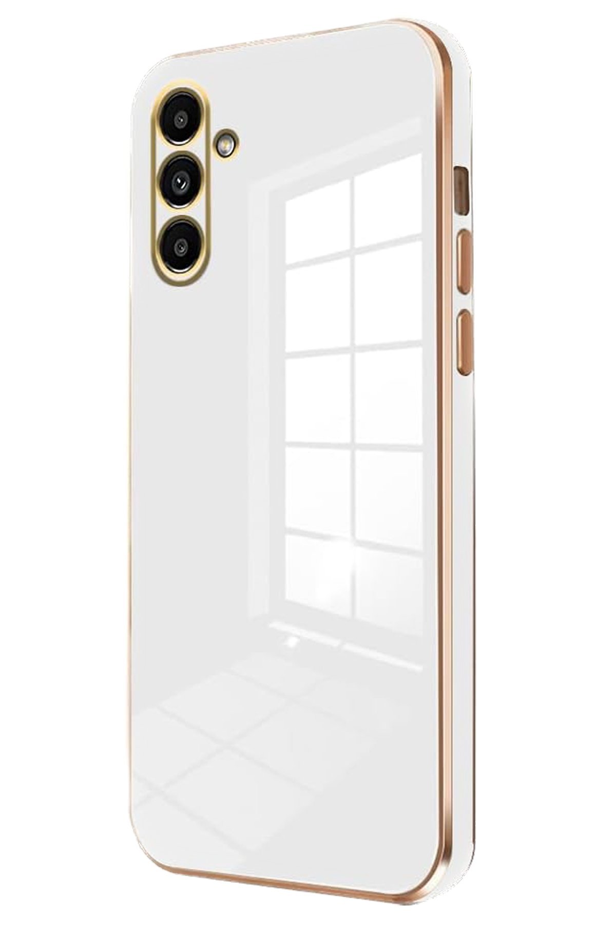 Newface Samsung Galaxy M15 Kılıf Volet Silikon - Açık Yeşil