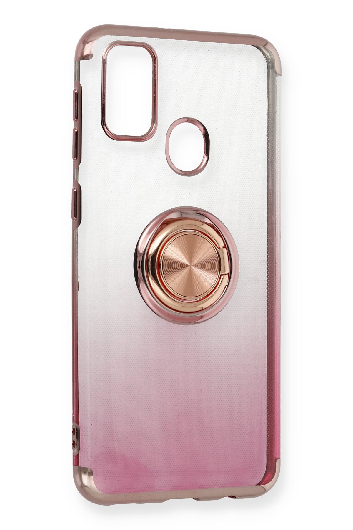 Newface Samsung Galaxy M30S Kılıf Nano içi Kadife Silikon - Sarı